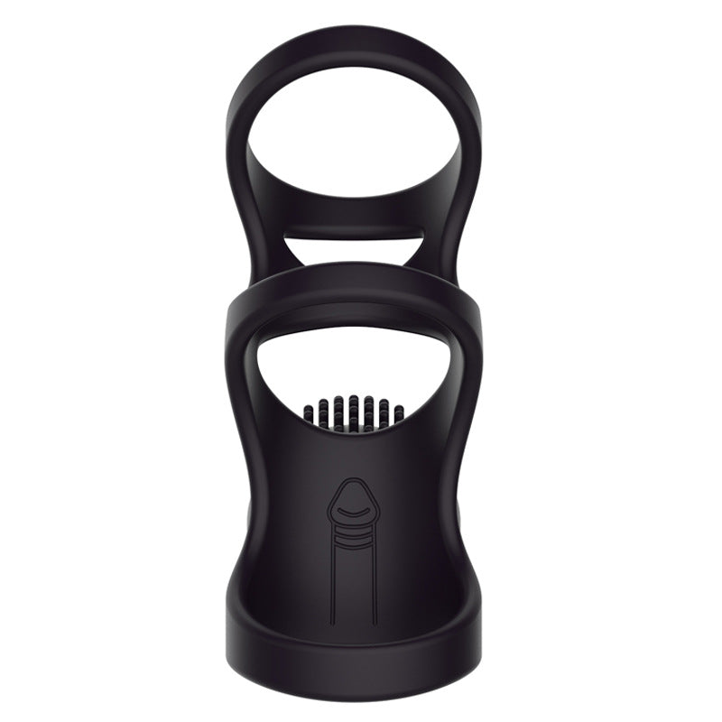 Dual Vibrating Cock Ring | Clitoral Stimulation | Penis Sleeve | Remote Control | USB、mySite、bottomscart