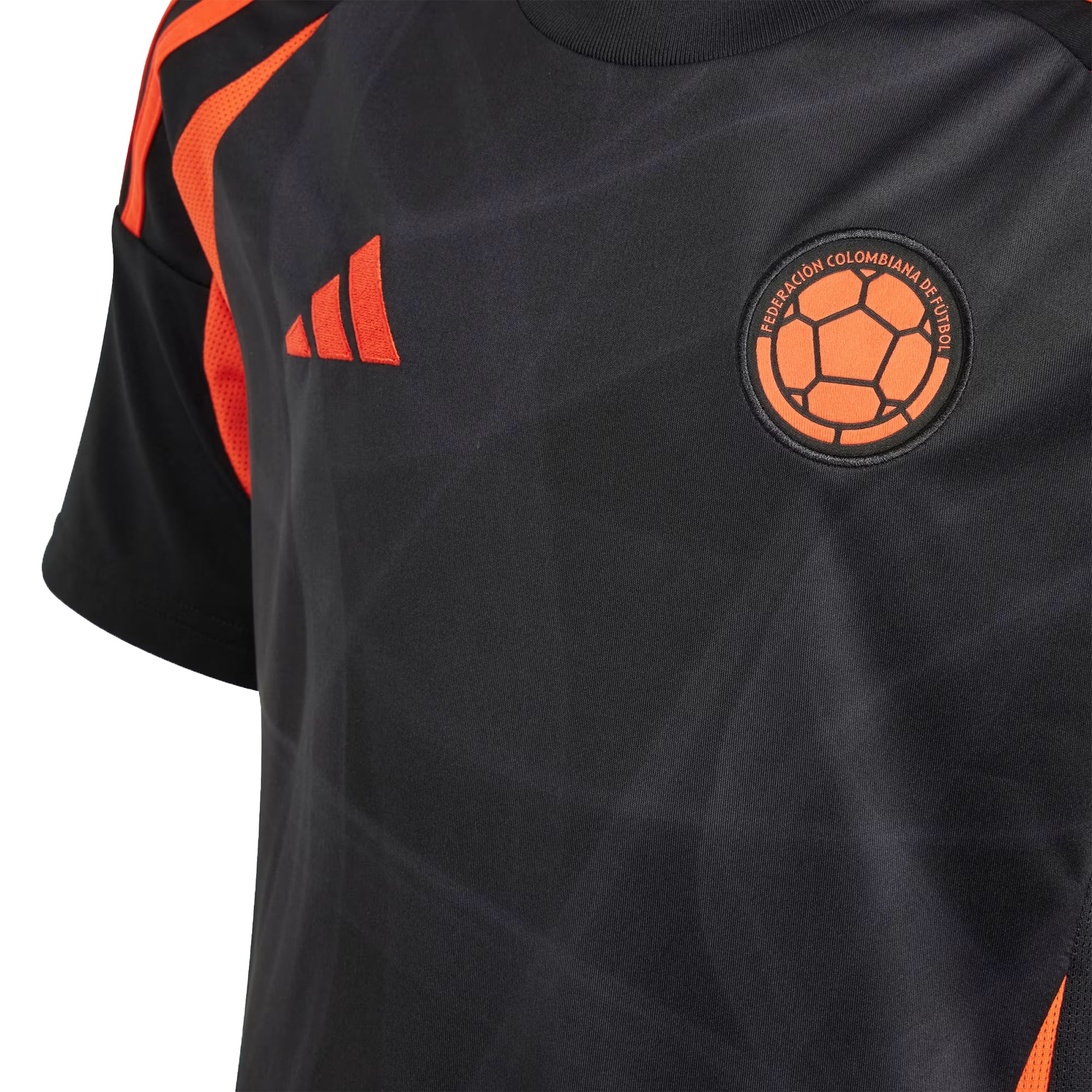 adidas Kids Colombia 2024/25 Away Jersey Black/Orange、mySite、noshort