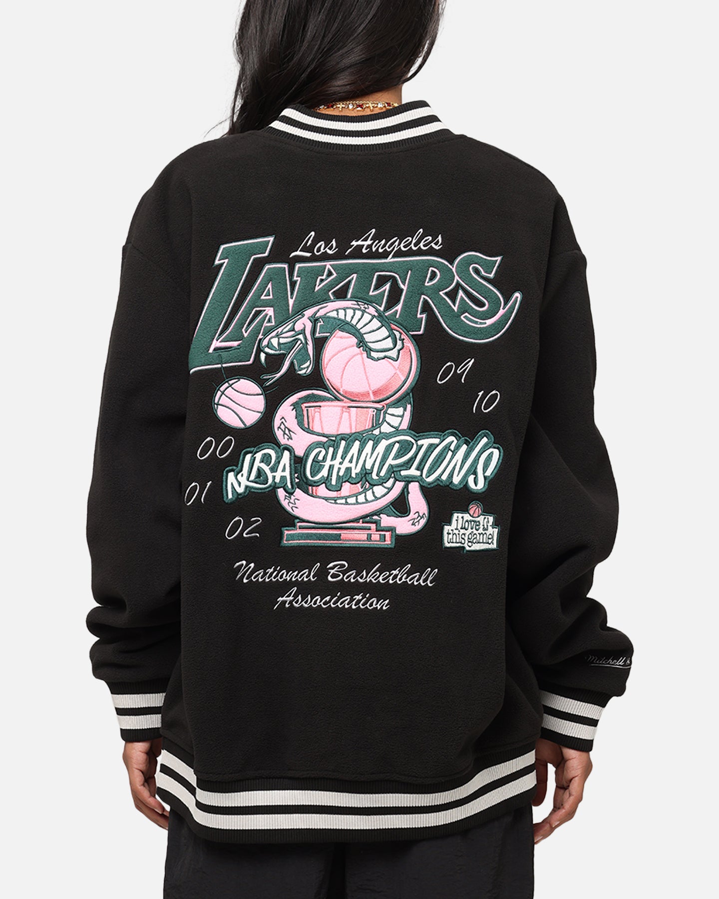Mitchell & Ness Los Angeles Lakers Champions Jacket Black、mySite、zt4zffjzw