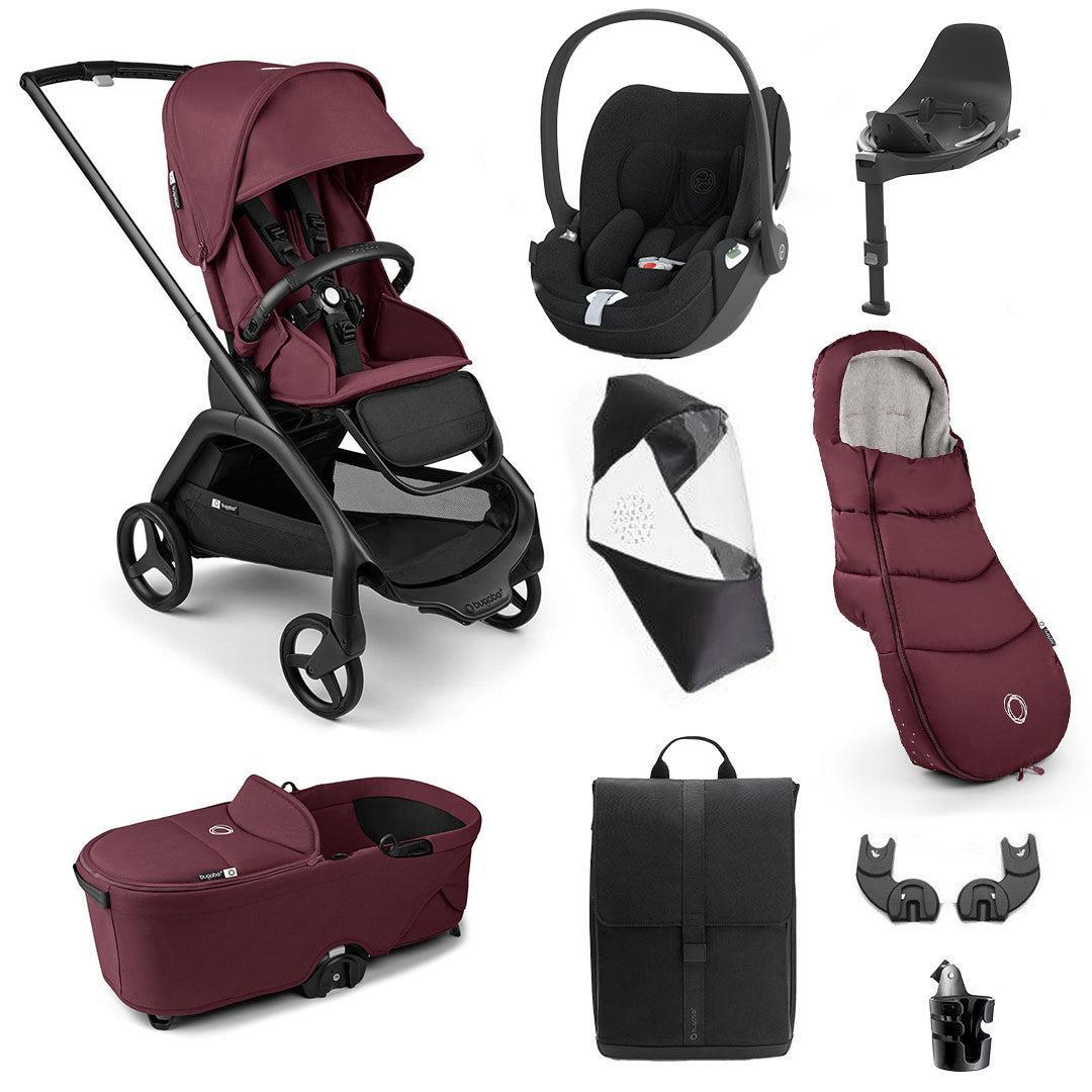  Bugaboo Dragonfly Ultimate + Cloud T Travel System、mySite、merchandisen