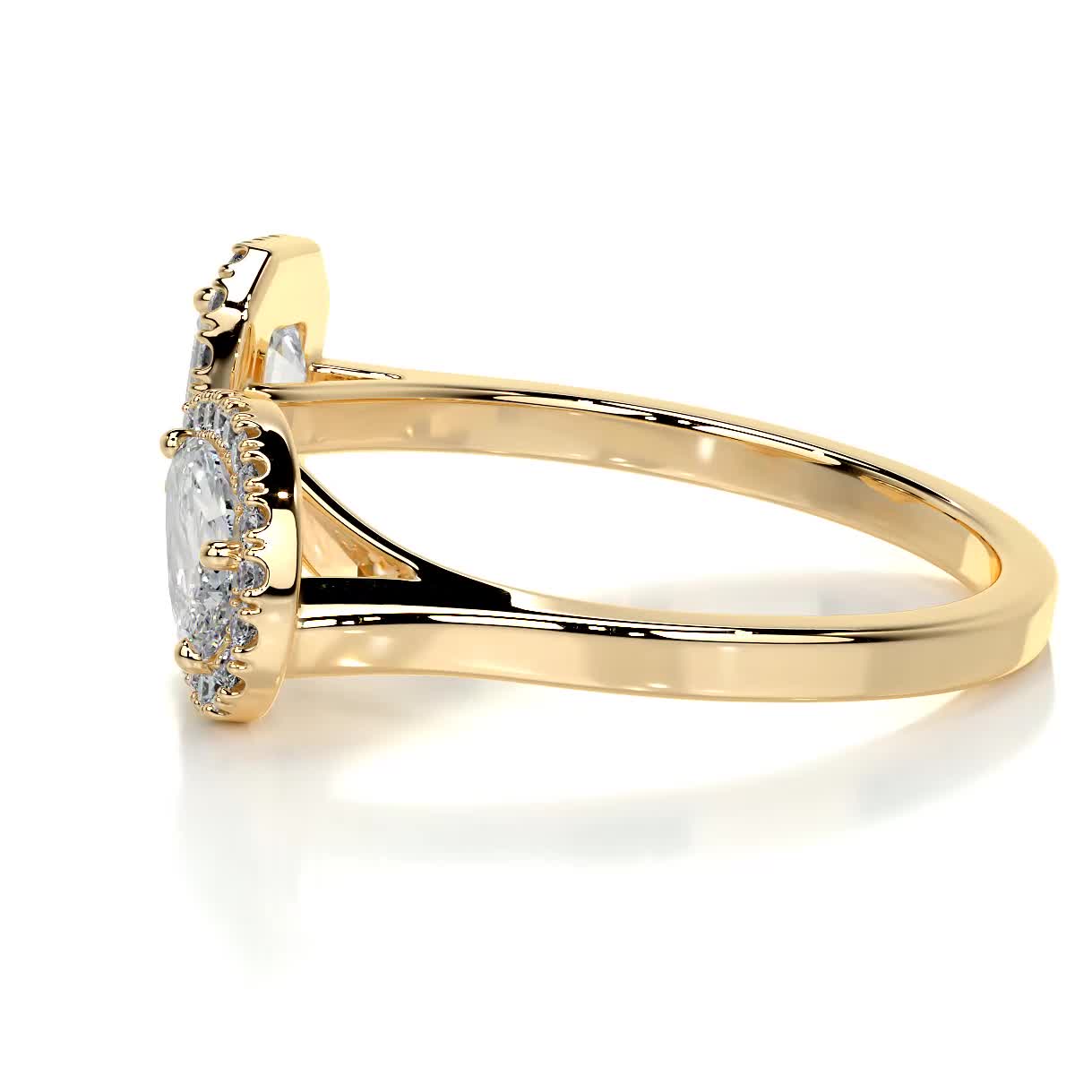 Edith Designer Diamond Ring (1.2 Carat) -18K Yellow Gold、mySite、hinf8tx79