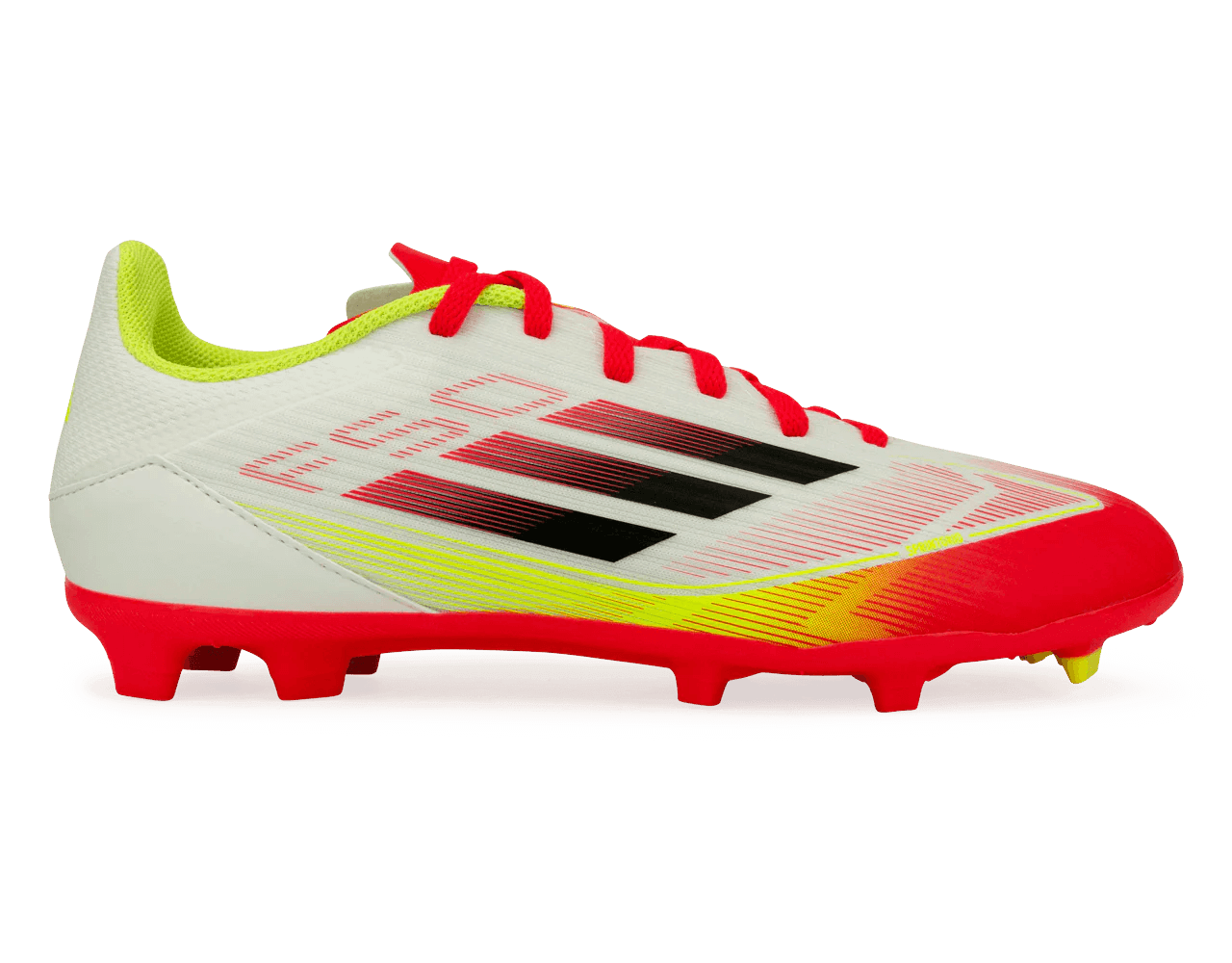 adidas Kids F50 League FG/MG White/Black/Yellow、mySite、bottomscart