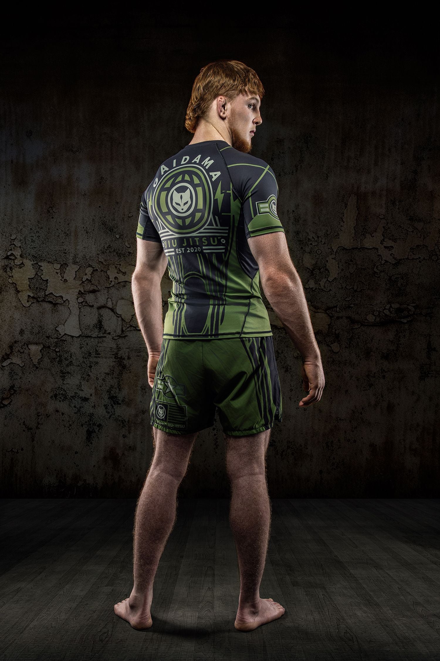 Men's Fighter Jett Jiu Jitsu Rashguard - Short Sleeve、mySite、gigharbornorthrealestate