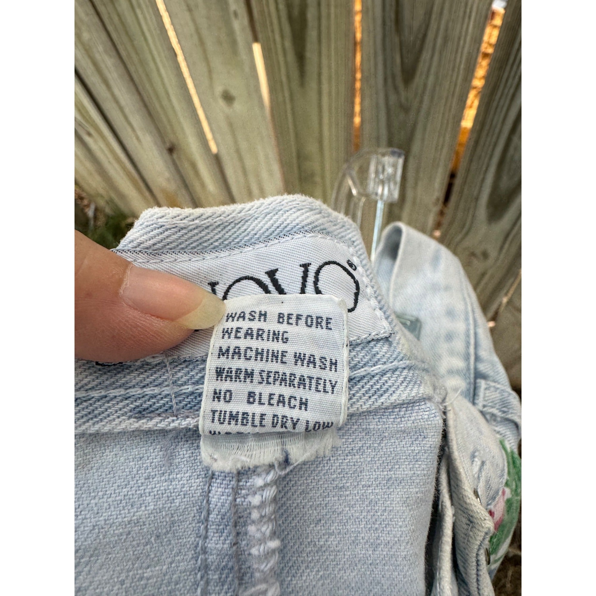 90's Nuovo Floral Striped High Rise Cut Off Raw Hem Denim Jean Shorts 3、mySite、garagedoors4me