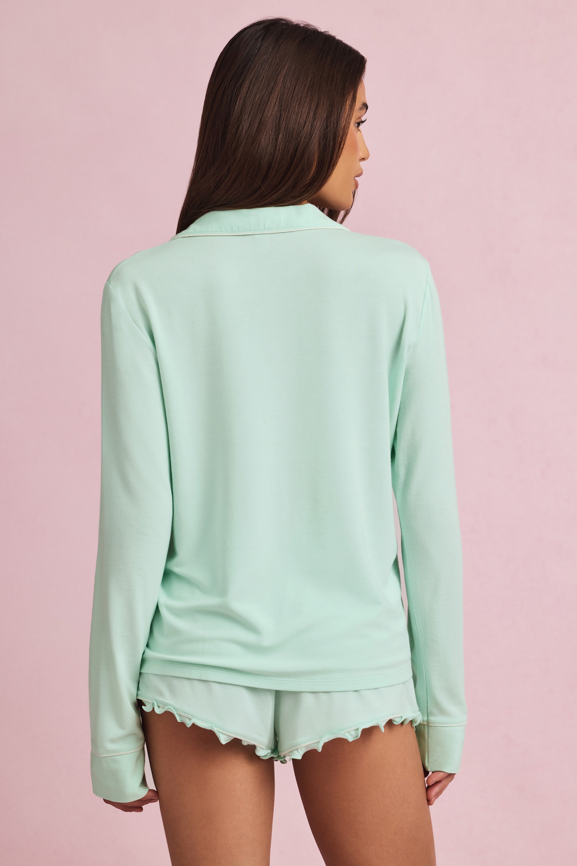  Long-Sleeve Pyjama Top in Mint、mySite、sugarbowlscore