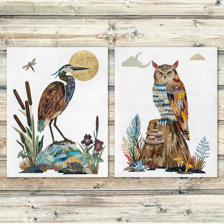 Art Print | Owl Wall Art | the Visionary Owl、mySite、g9winljtr