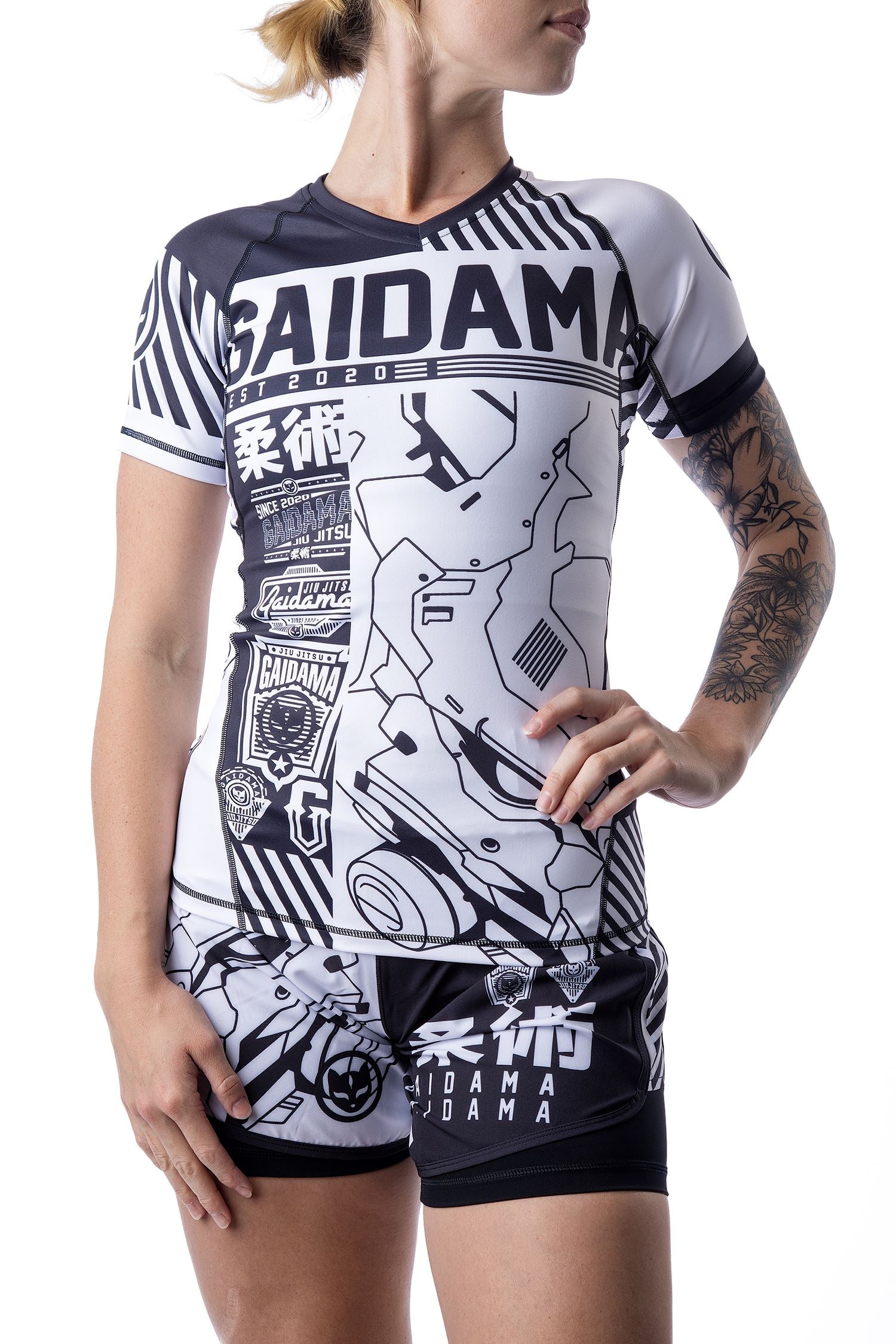 Women's Cyberverse Ranked Jiu Jitsu Rashguard - Short Sleeve、mySite、gigharbornorthrealestate