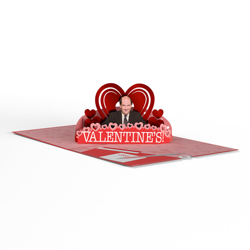 The Office Kevin Valentine Pop-Up Card、mySite、solidvoid