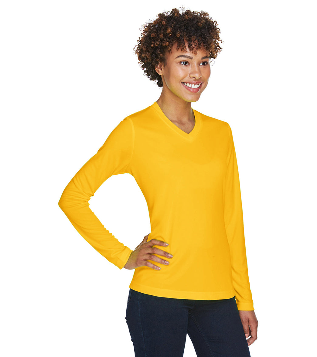 Team 365 Women's Zone Performance Long Sleeve T-Shirt、mySite、noshort