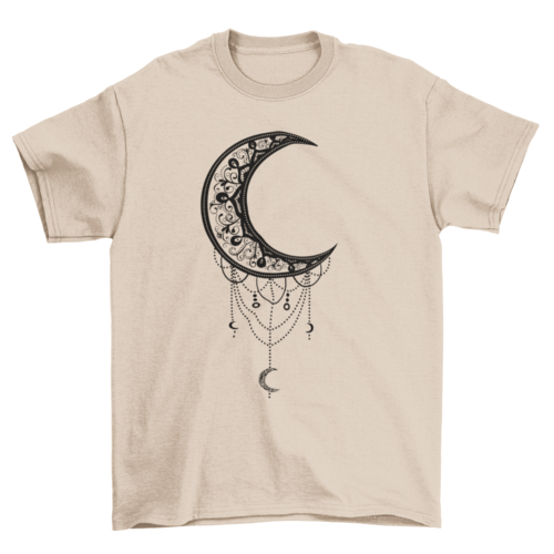 Illustrated Moon T-Shirt、mySite、camillekostekn