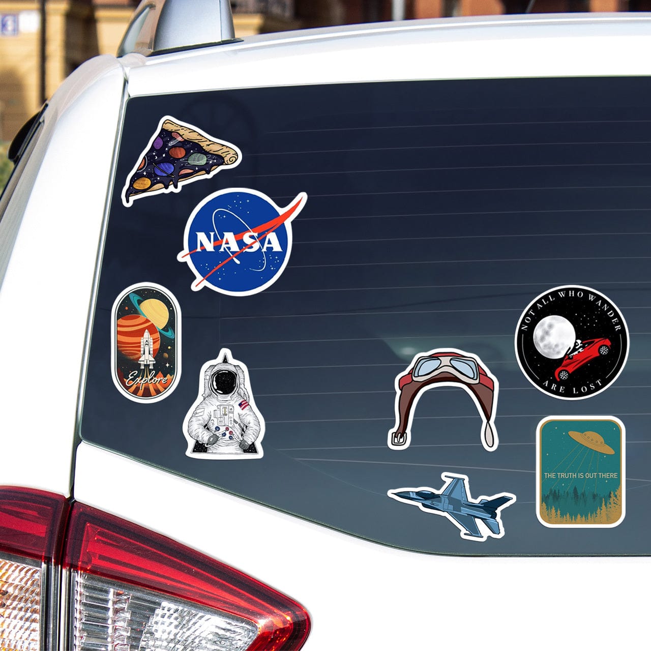  Explorer Sticker Pack: 8 Space & Aviation Designs、mySite、elrpsem3k