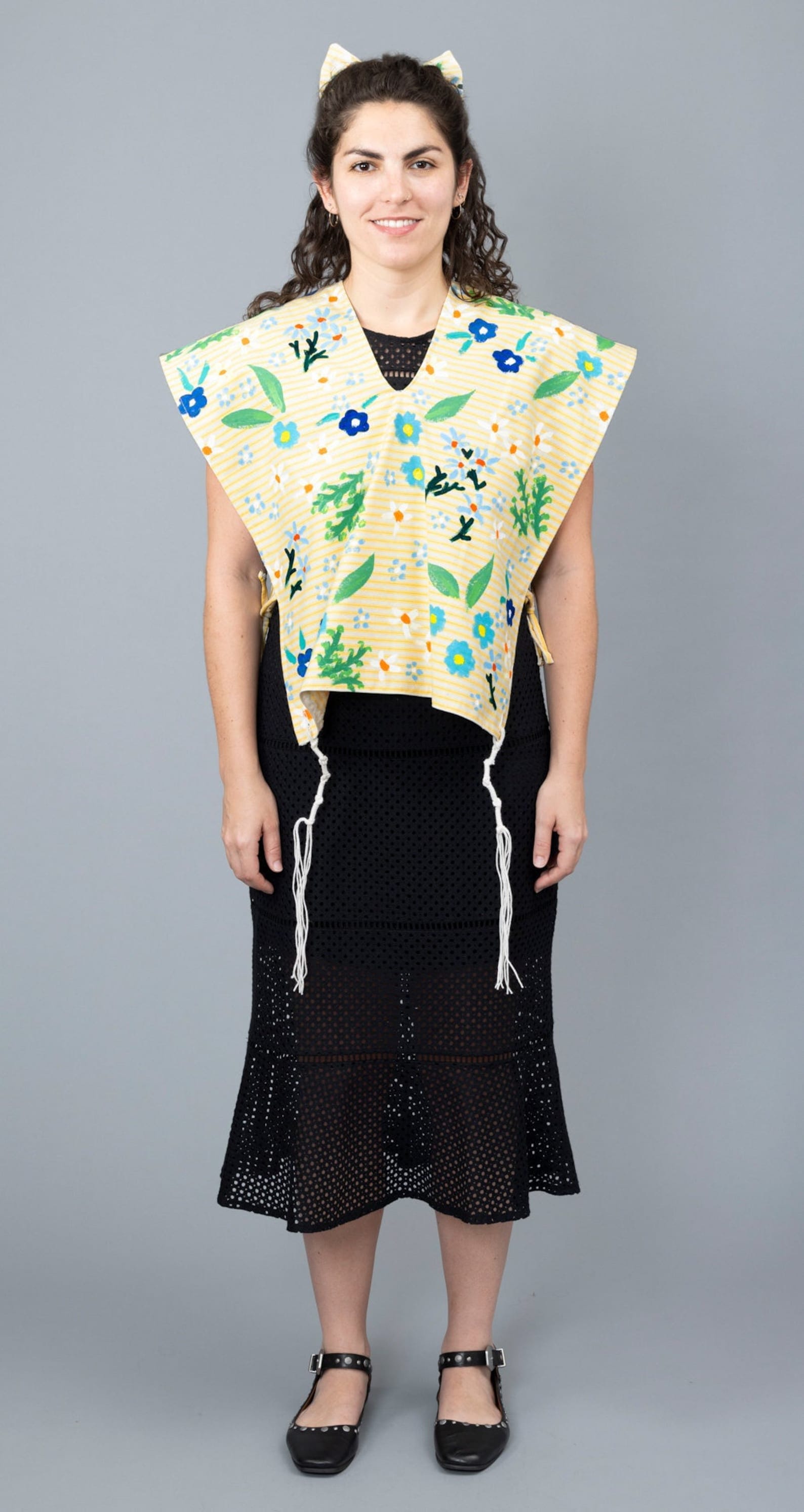 Hands-Free Yellow Floral Tallit, Hair Bow、mySite、topwebapps