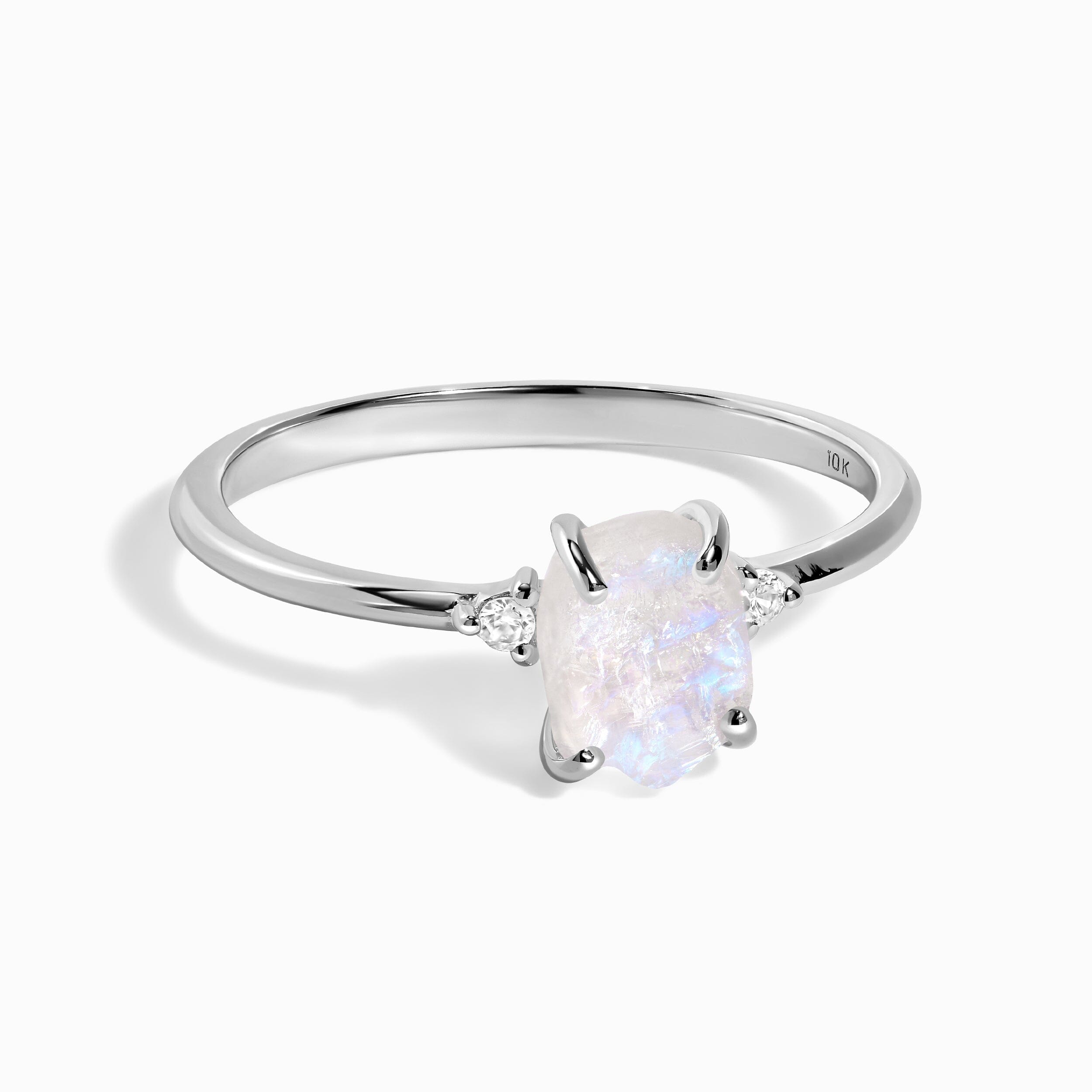 Moonstone Diamond Ring - Petite Raw Allure、mySite、hinf8tx79