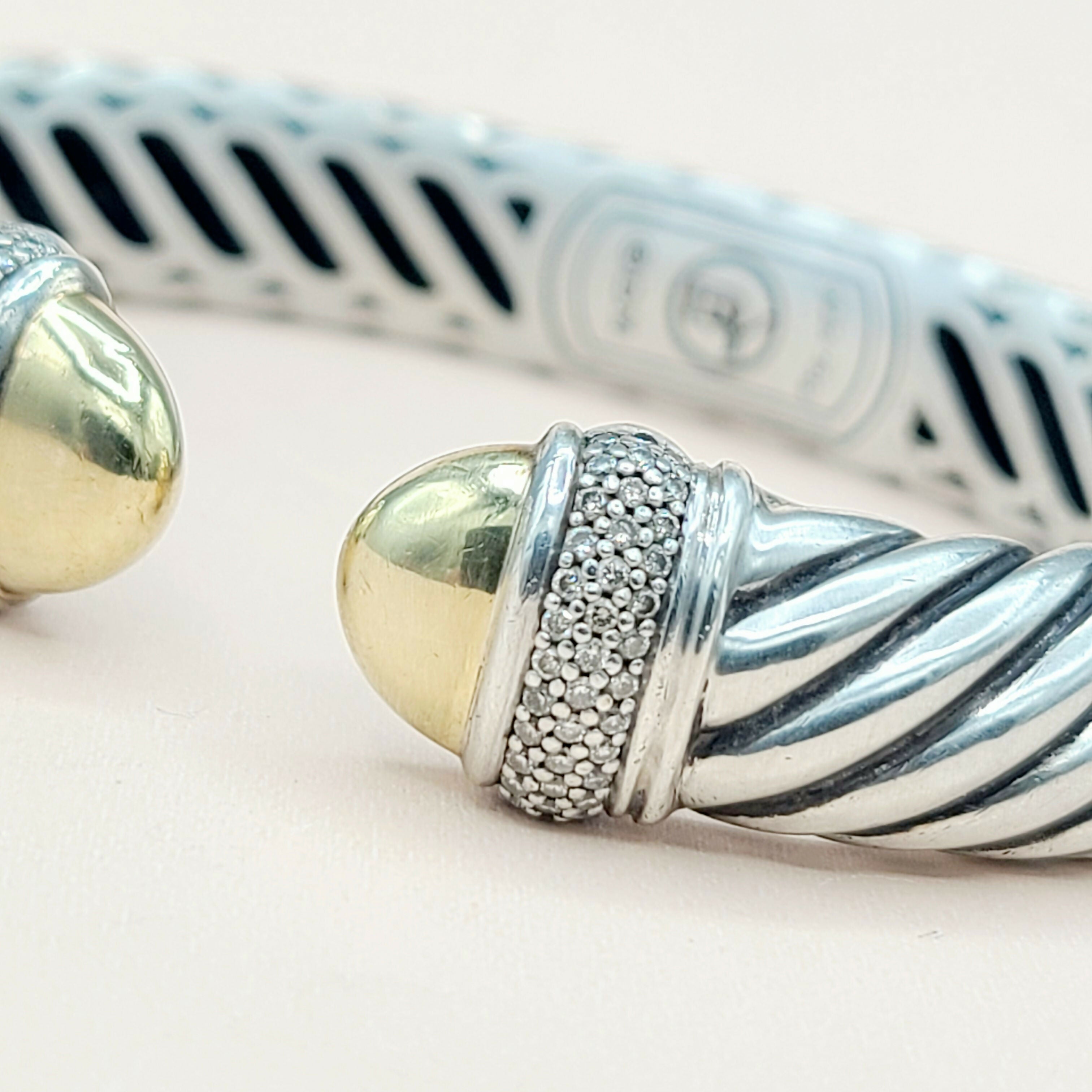 David Yurman Waverly Bracelet Diamonds & Gold、mySite、hinf8tx79