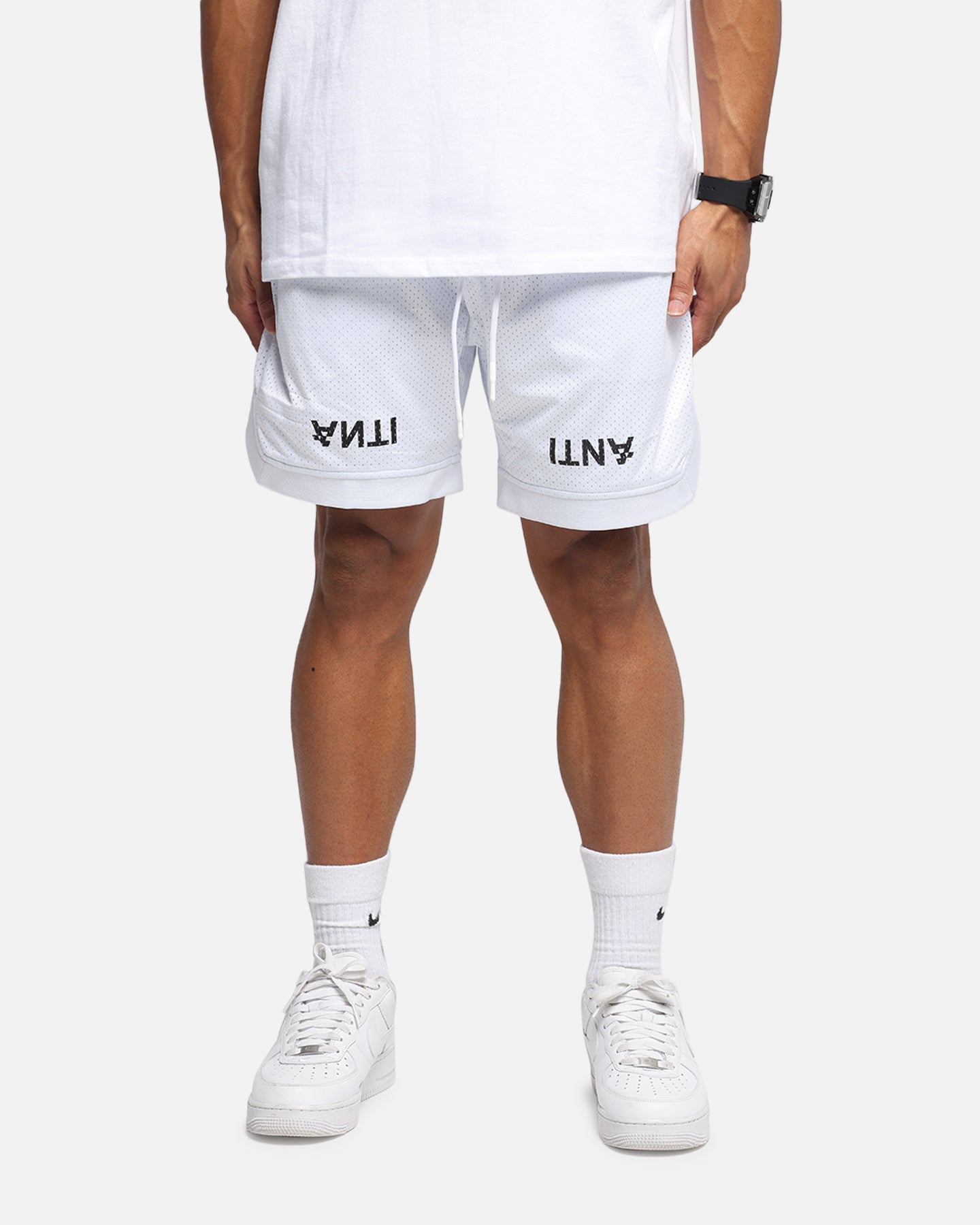 The Anti Order Post Season Basketball Shorts White/Black、mySite、zt4zffjzw