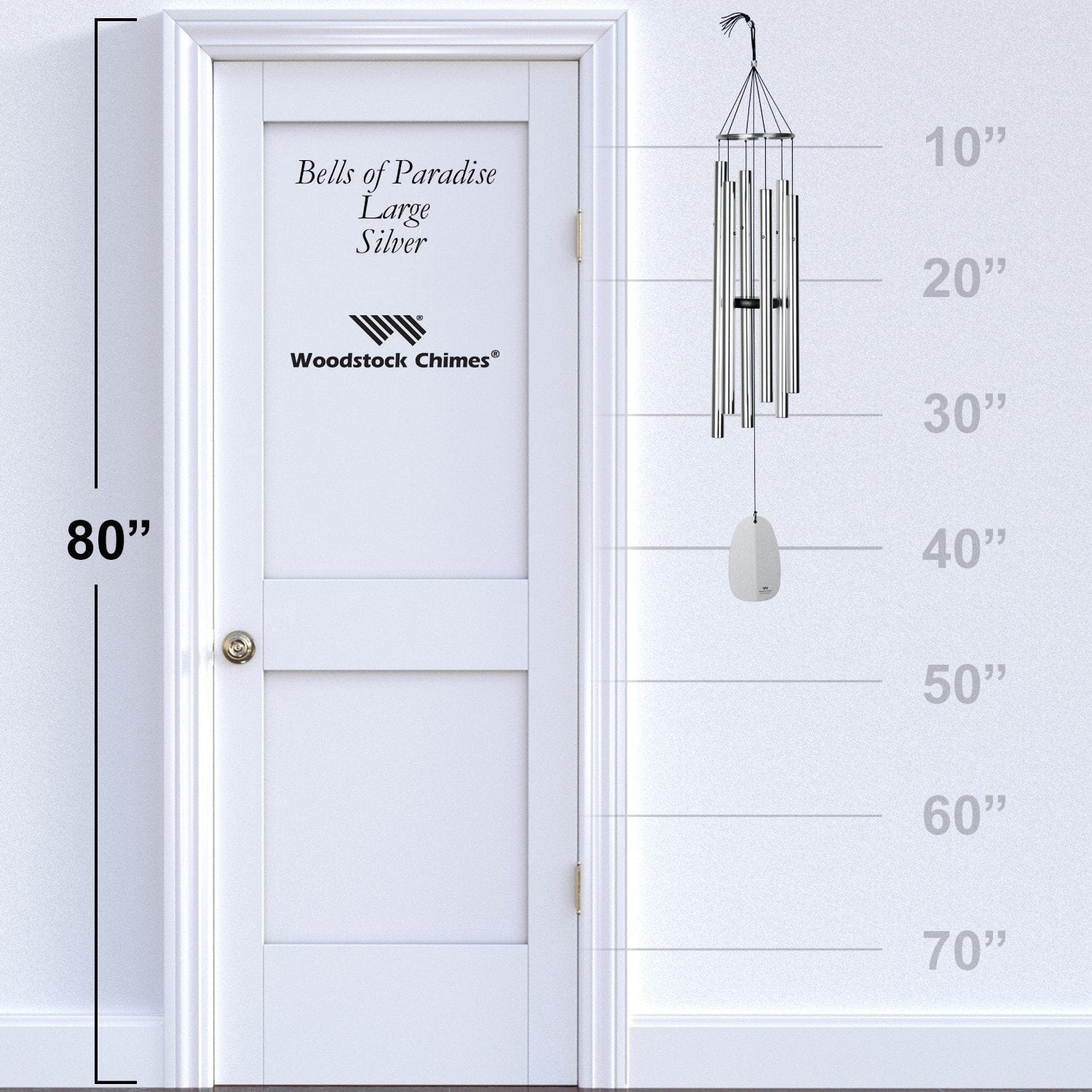 Bells of Paradise - Silver 44 Woodstock Chimes、mySite、g9winljtr