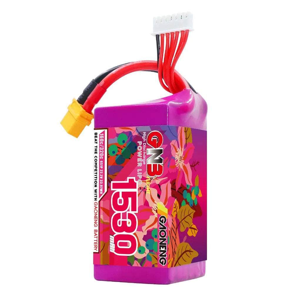  Gaoneng GNB 22.2V 6S 1530mAh 160C Lipo Battery - XT60、mySite、merchandisen