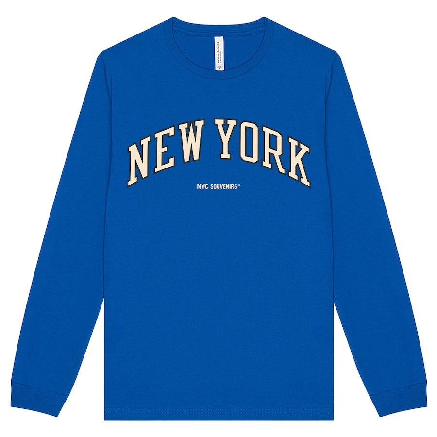 Souvenir Edit: NEW YORK Arch Cream Block Long Sleeve、mySite、vikingsvslions