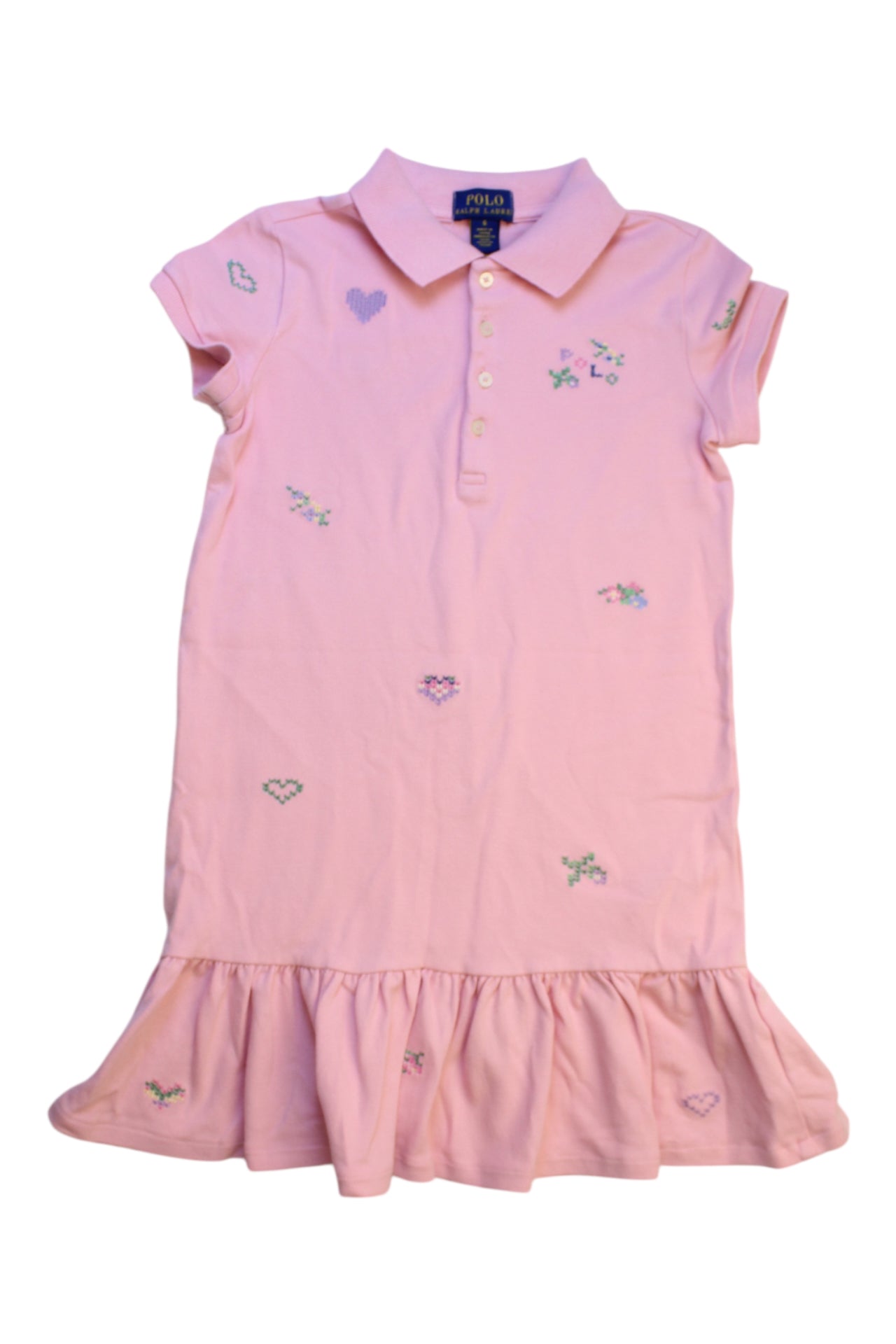 Polo Ralph Lauren Embroidered Dress 6T、mySite、g9winljtr