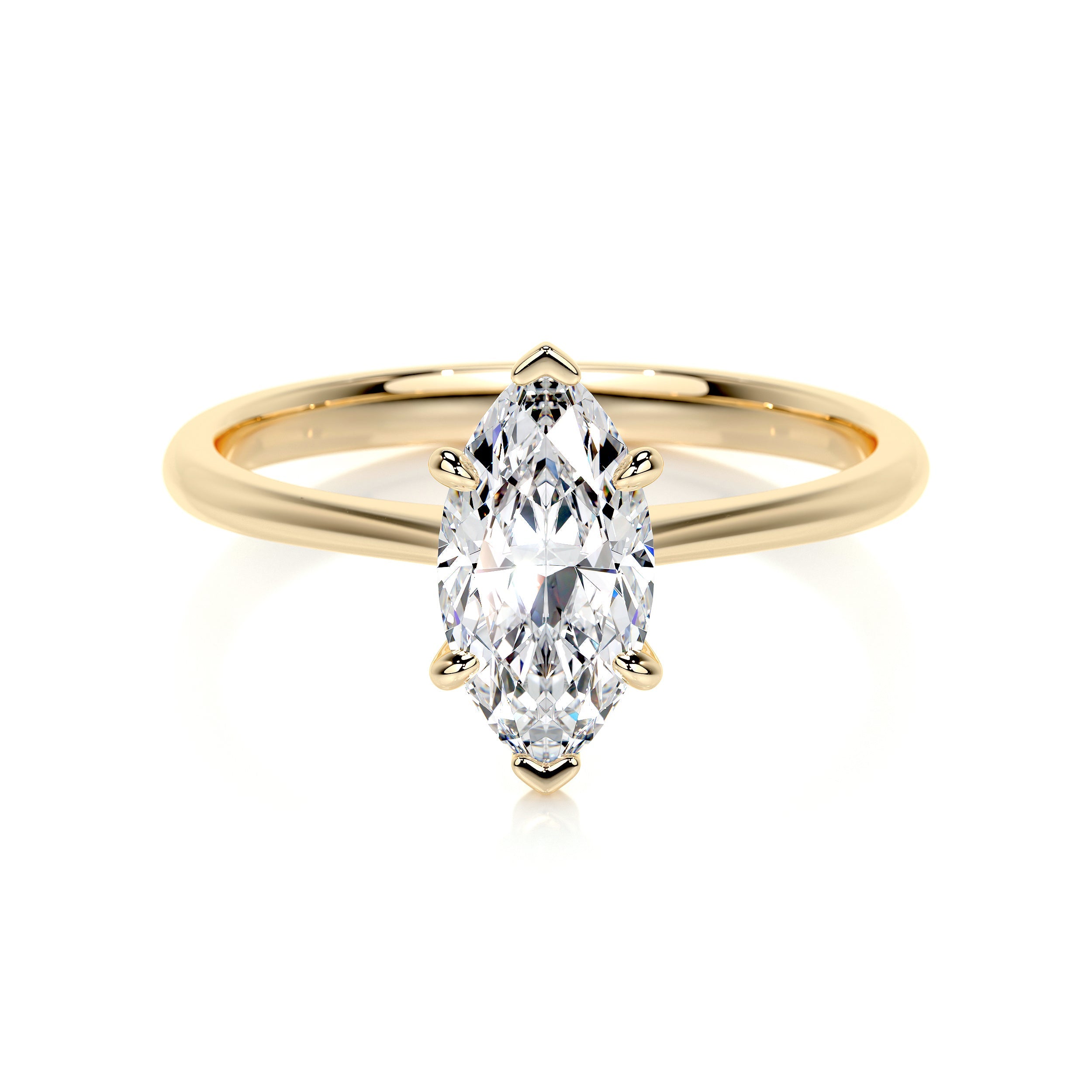 Samantha Lab Grown Diamond Ring -18K Yellow Gold、mySite、hinf8tx79
