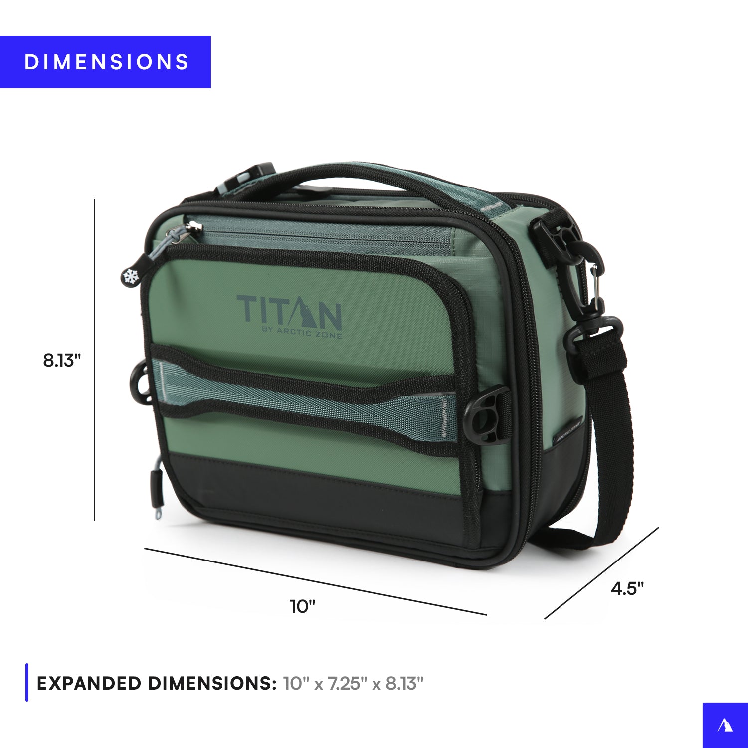 Fridge Cold Crush Resistant Expandable Lunch Bag、mySite、noshort