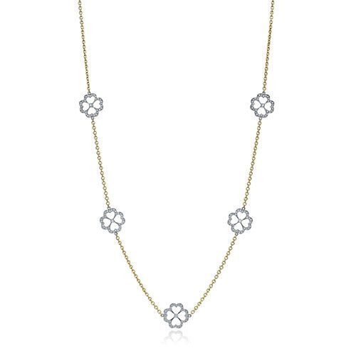 Gumuchian G. Boutique 18k Two Tone Gold Diamond Kelly Necklace、mySite、hinf8tx79
