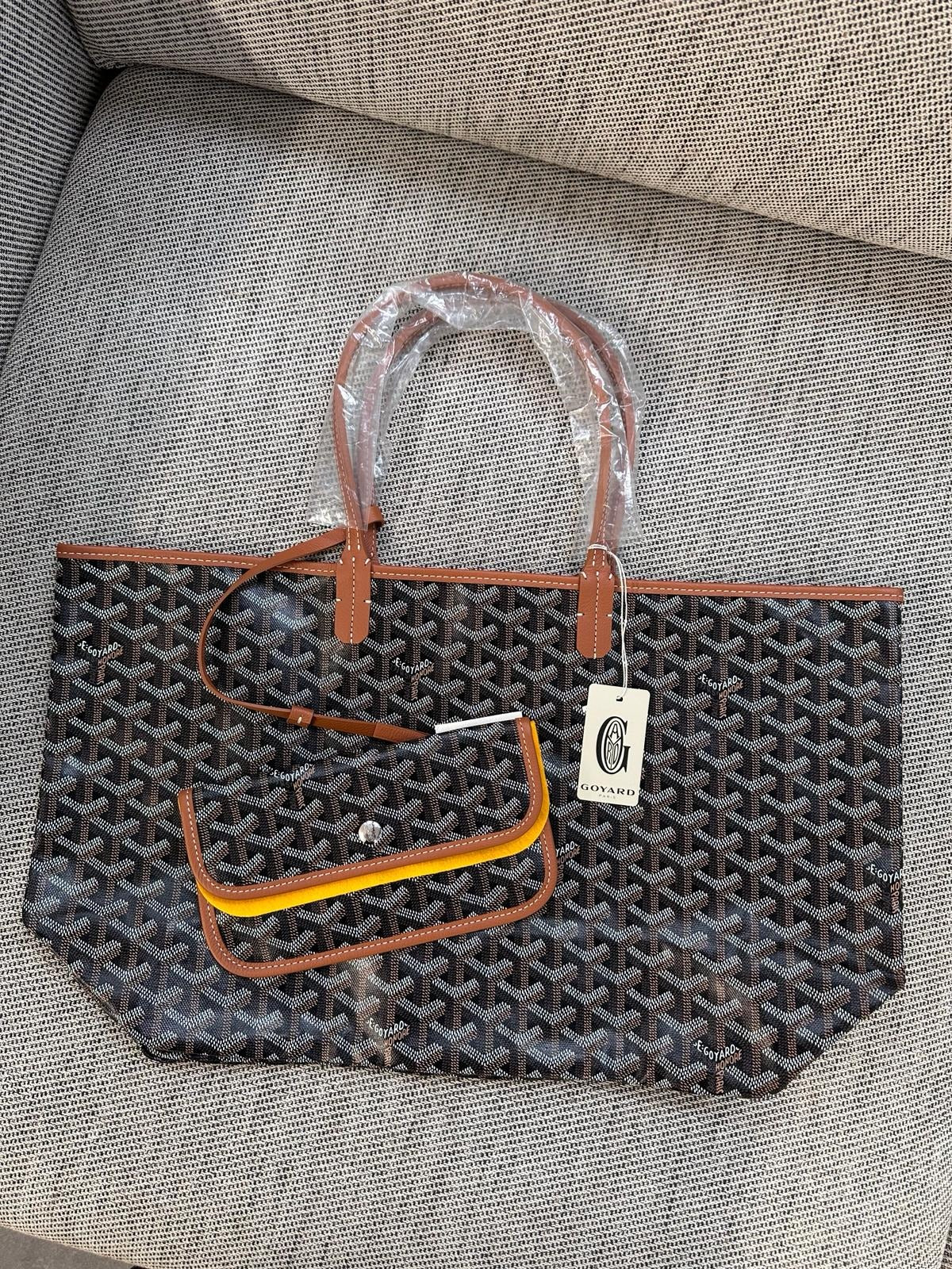 Goyard St Louis PM Tote Bag (Black & Tan)、mySite、garminoutage.com
