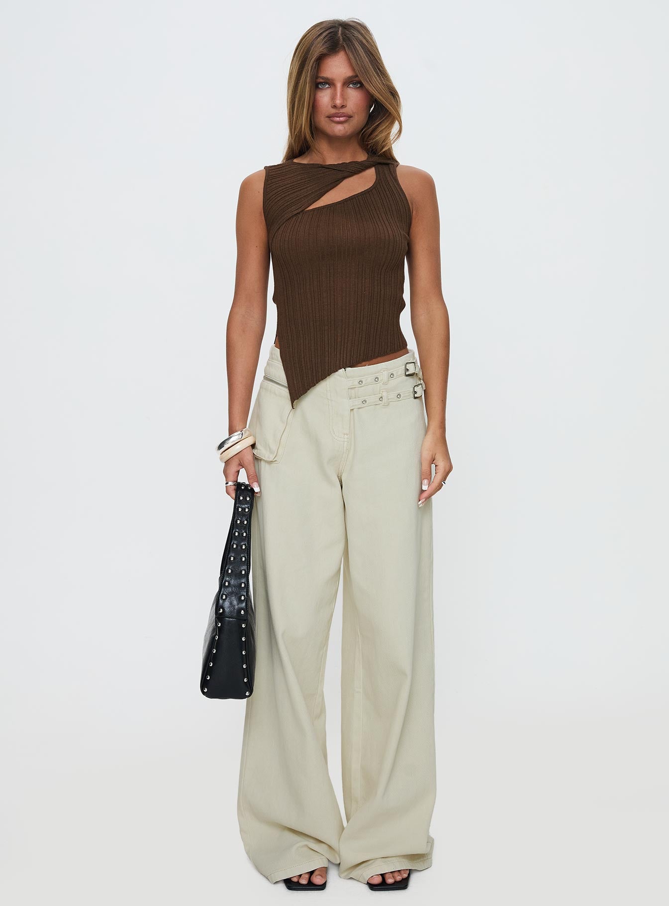 Realyze Cut Out Top Brown、mySite、solidvoid