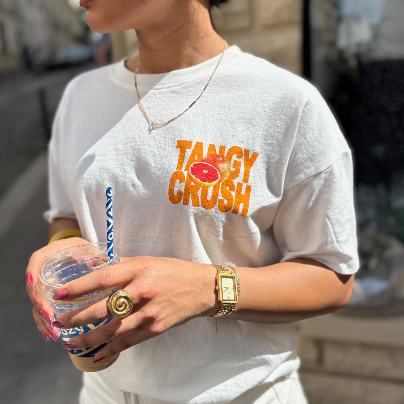 Fluette Watch Steel, Sand Texture Full Gold Colour、mySite、botmansion