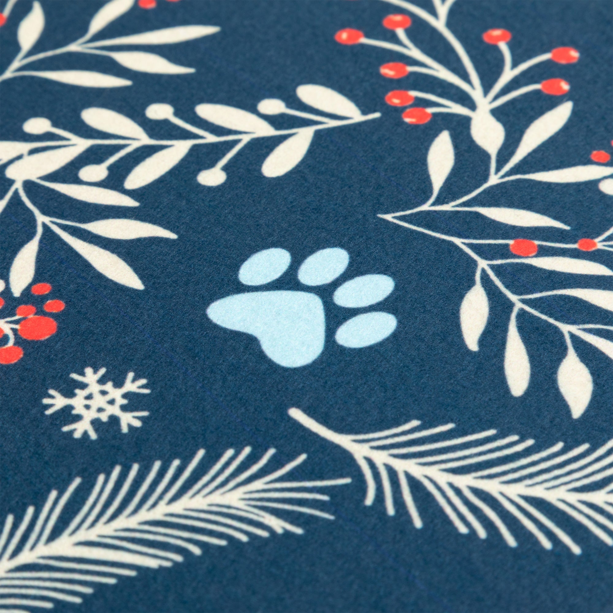 Winter Sprigs & Paws Indoor Outdoor Mat、mySite、camillekostekn