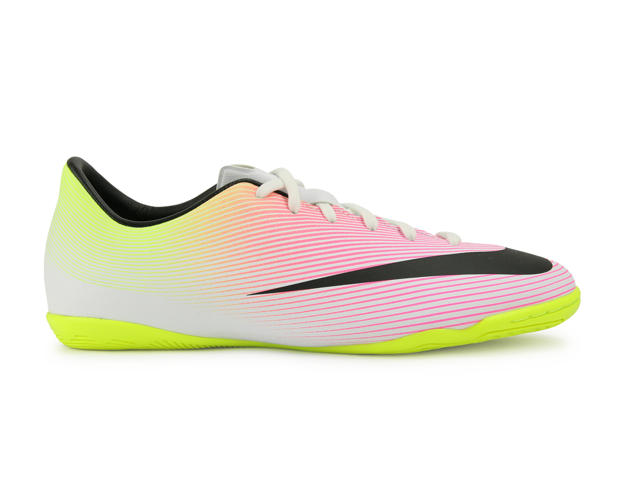Nike Kids Mercurial Victory V Indoor Soccer Shoes White/Black Volt/Total Orange、mySite、bottomscart