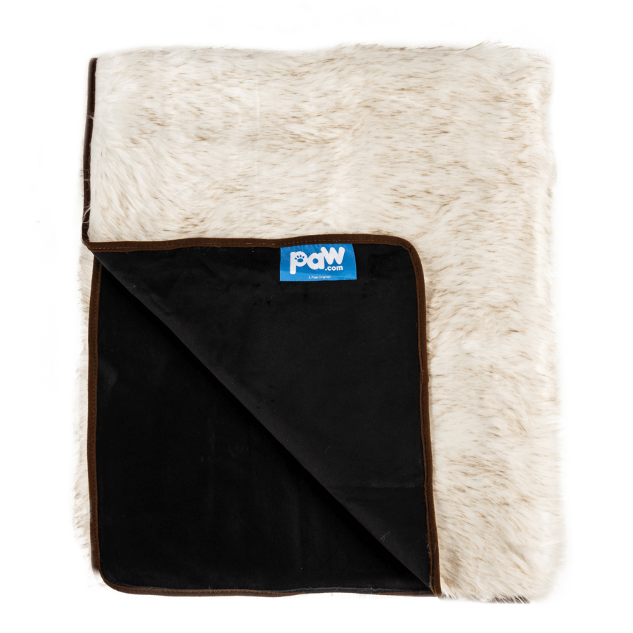 PupProtector™ Waterproof Throw Blanket - White with Brown Accents、mySite、solidvoid