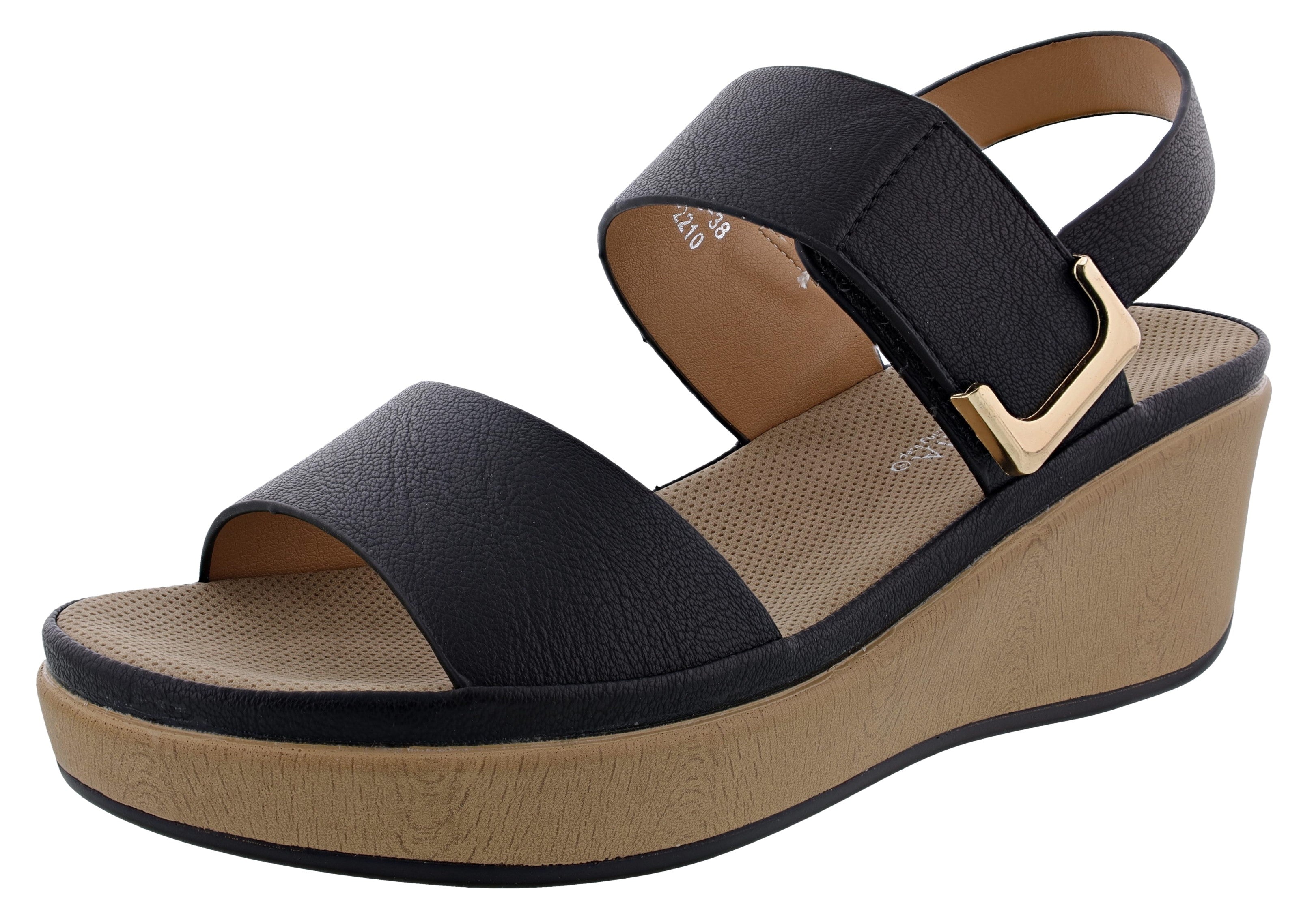 Patrizia Women's Spelta Adjustable Hook and Loop Slingback Sandals、mySite、dreamappss