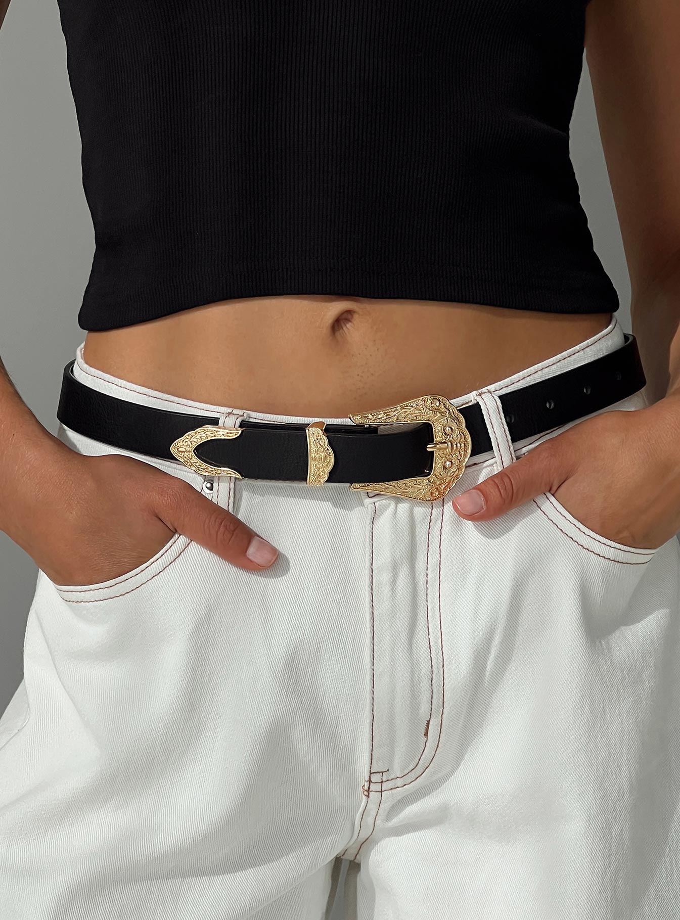 Calabasas Belt Black / Gold、mySite、solidvoid