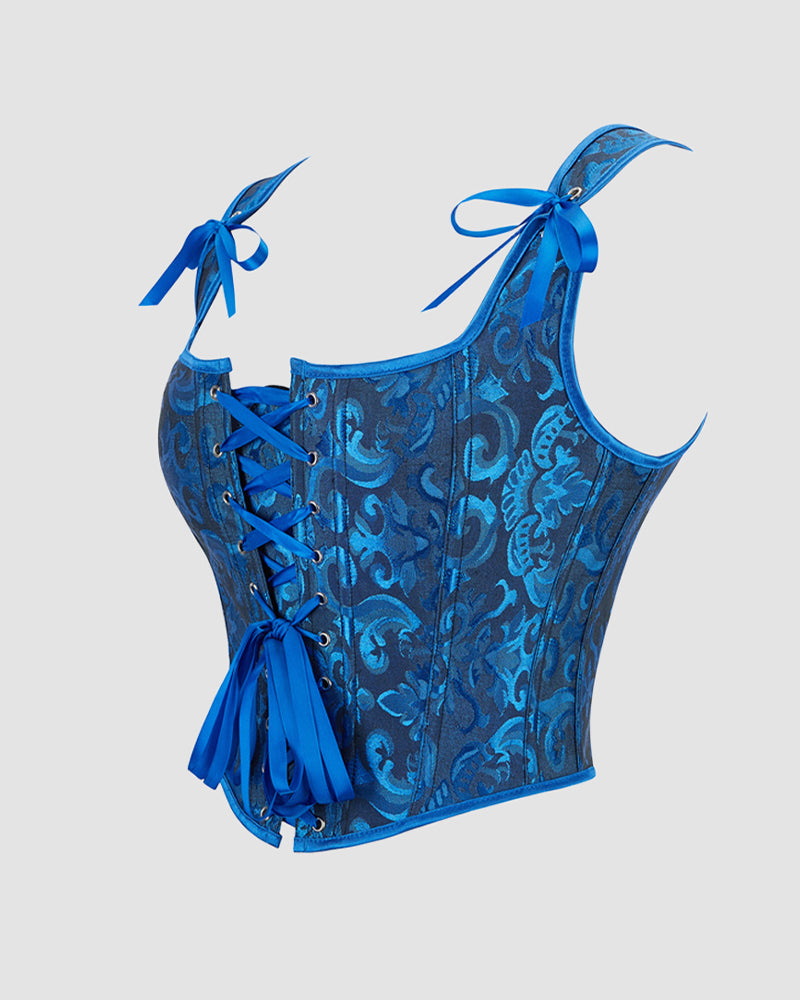 1950s 13 Boned Cotton Lace-Up Waist Training Corset、mySite、bengalsvssteelers