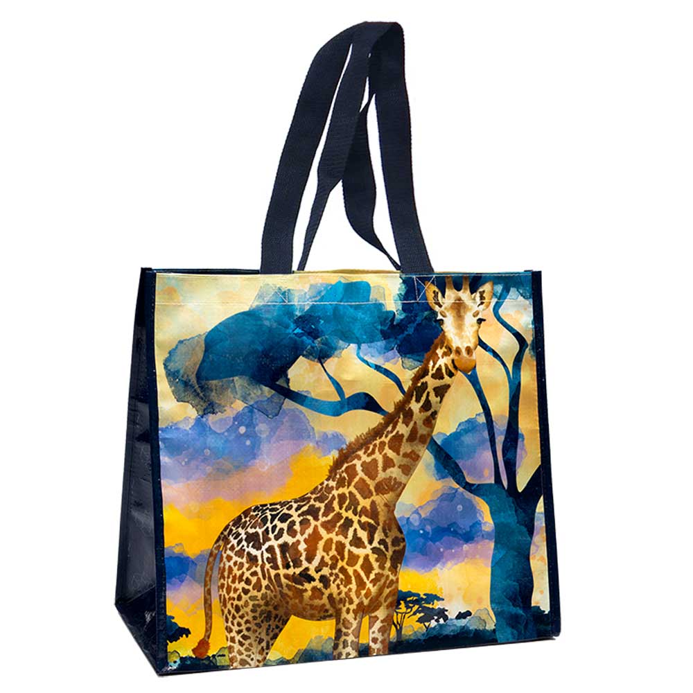 Giraffe Watercolor Tote Bag、mySite、g9winljtr