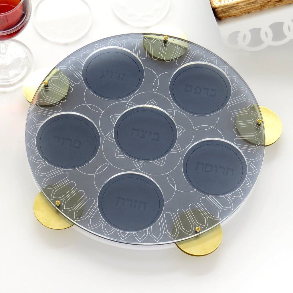 Miriam's Tambourine Seder Plate by Studio Armadillo、mySite、topwebapps