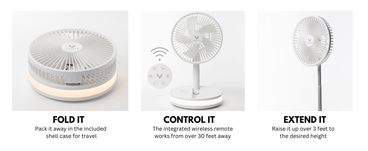 extending fan backpack