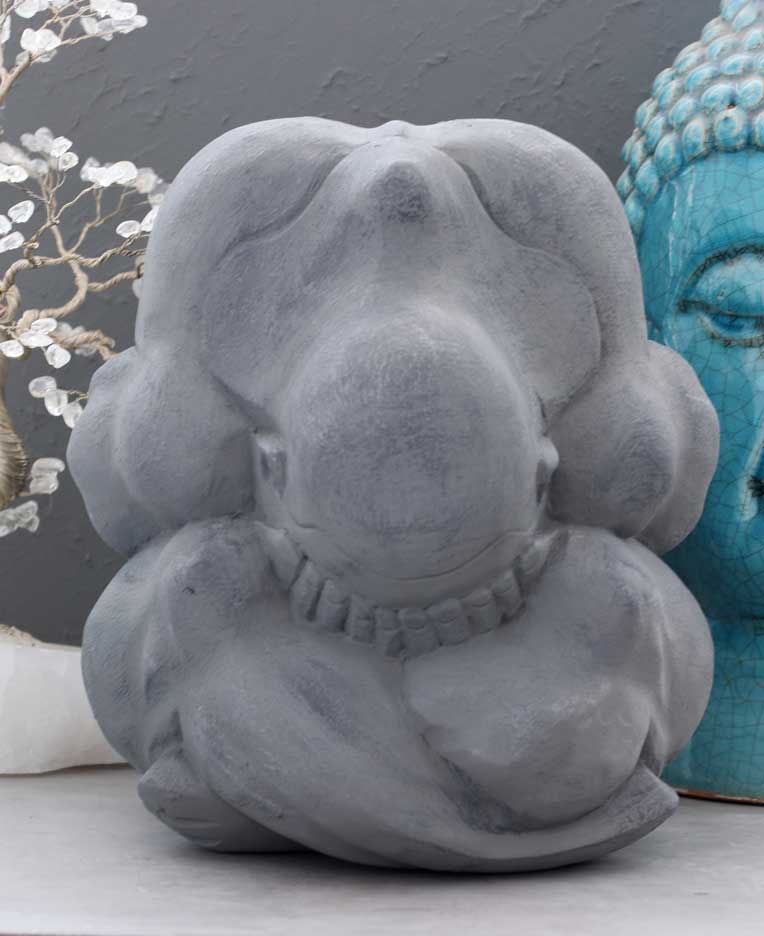 Urban Weeping Painted Wood Buddha Statue、mySite、topwebapps