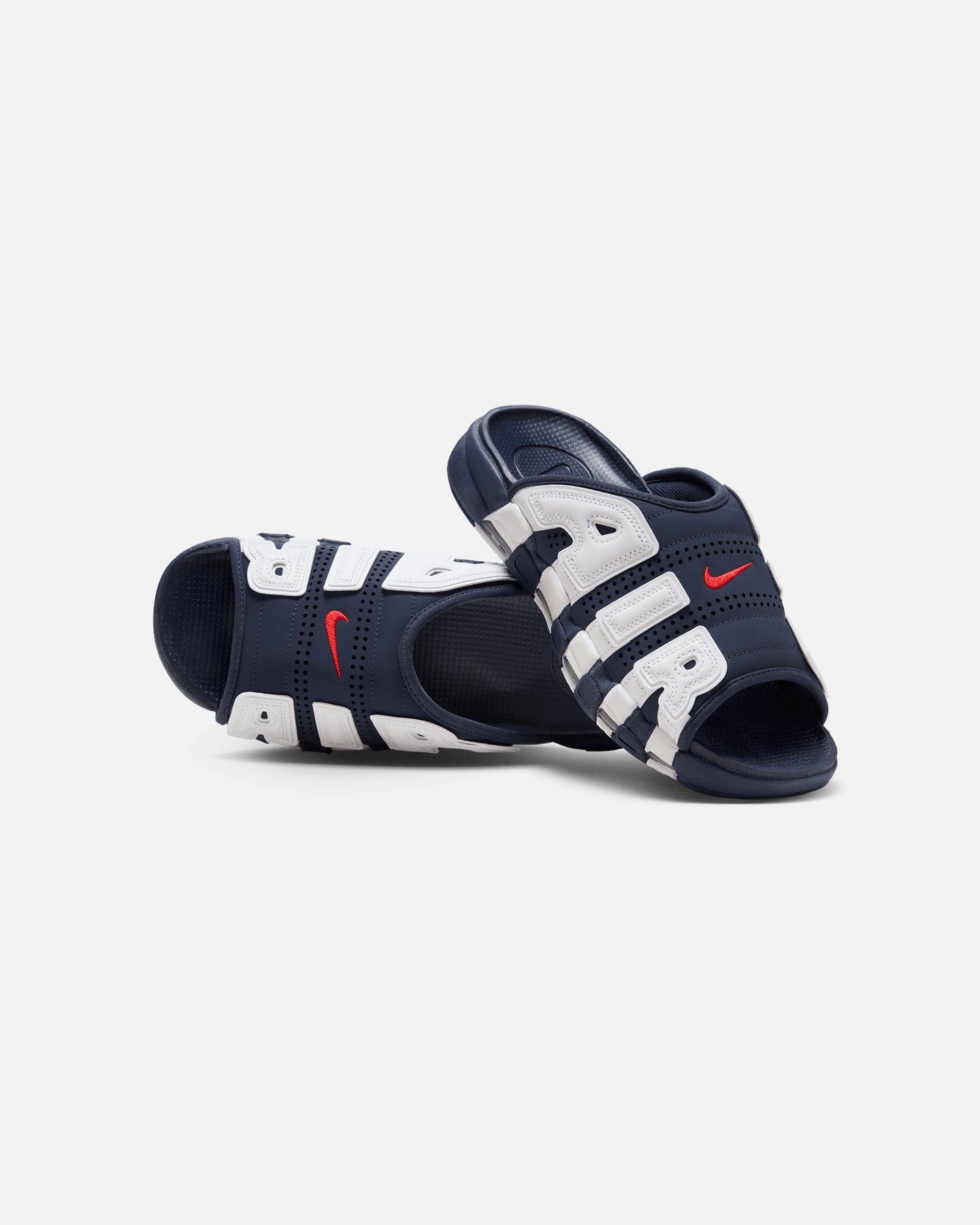 Nike Air More Uptempo Slides Midnight Navy、mySite、zt4zffjzw