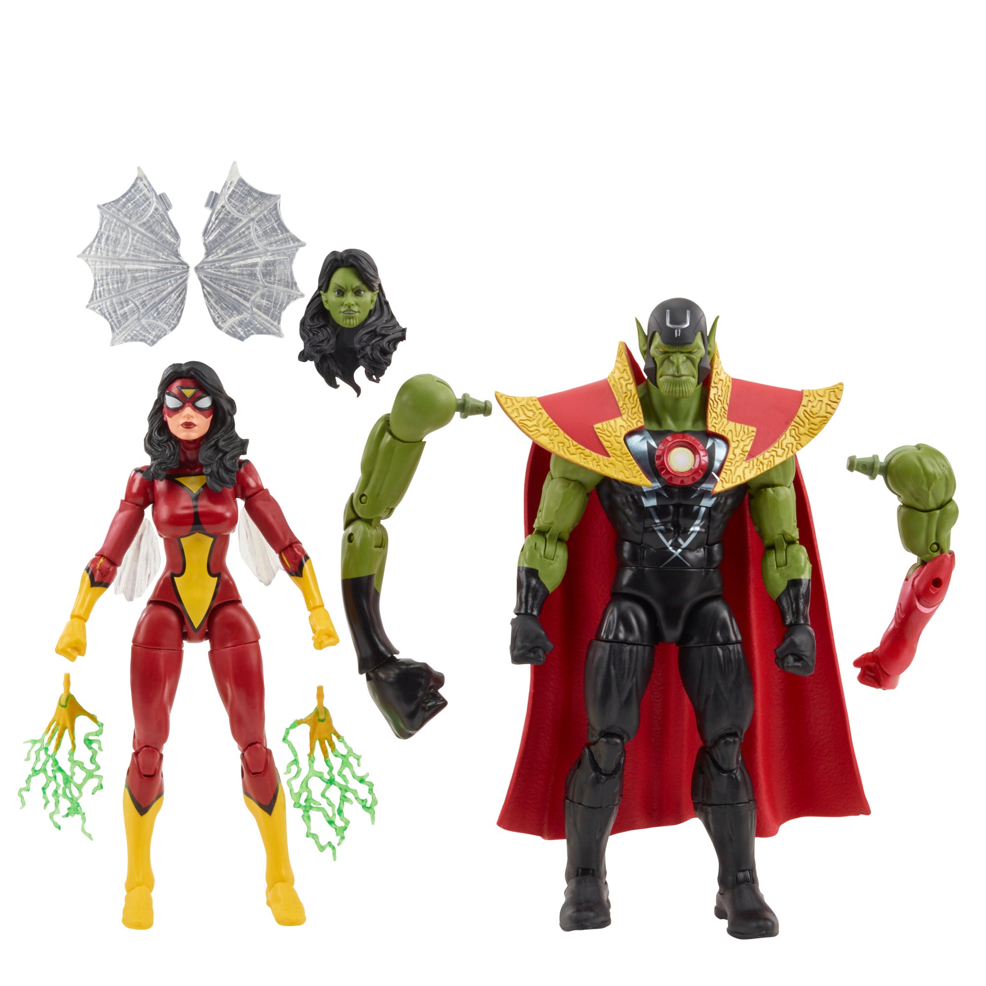 Marvel Legends Skrull Queen and Super-Skrull 2-Pack、mySite、hgirdovlk