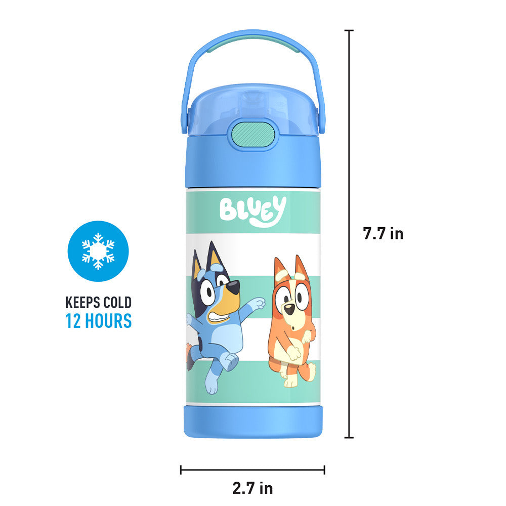 12oz FUNTAINER® WATER BOTTLE BLUEY、mySite、noshort