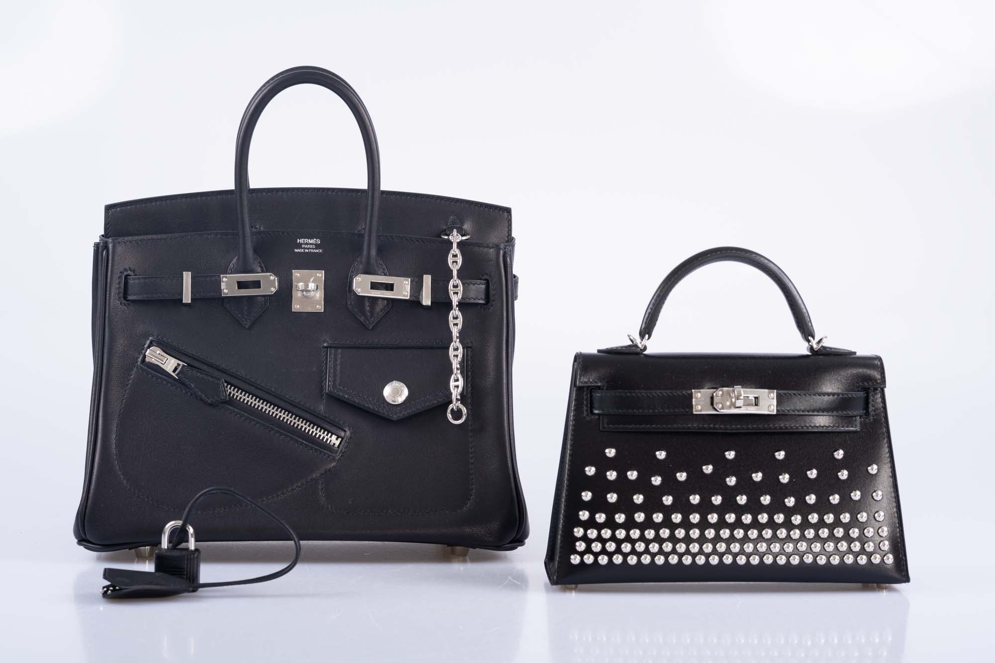 Hermès Limited Edition Birkin Rock 25 Black Volupto Palladium、mySite、garminoutage.com