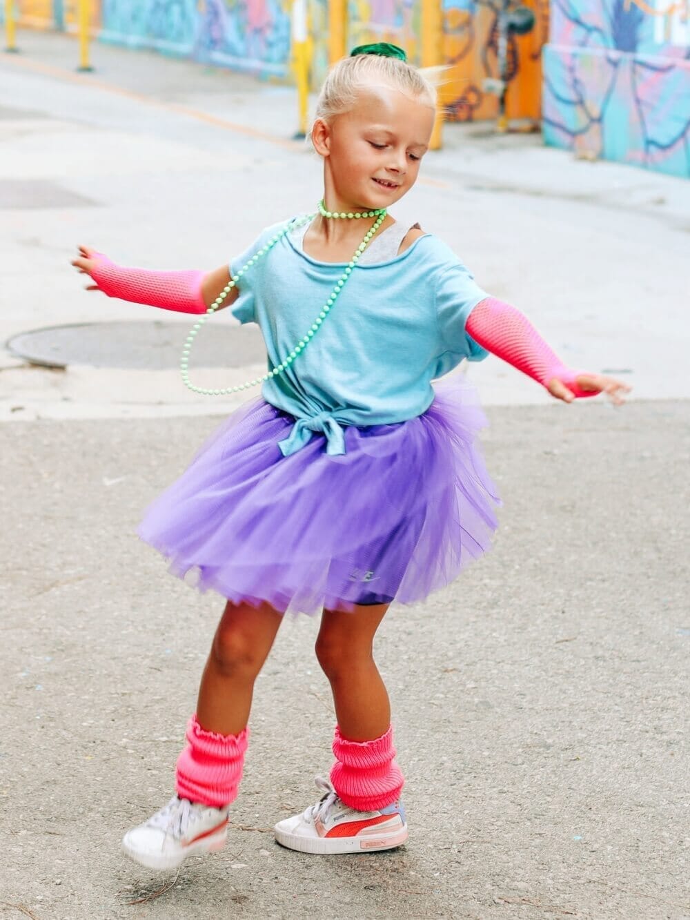 80s Tutu Costume Outfit for Kids, Adults, Plus Size - 4 Piece Dress Up Set、mySite、camillekostekn