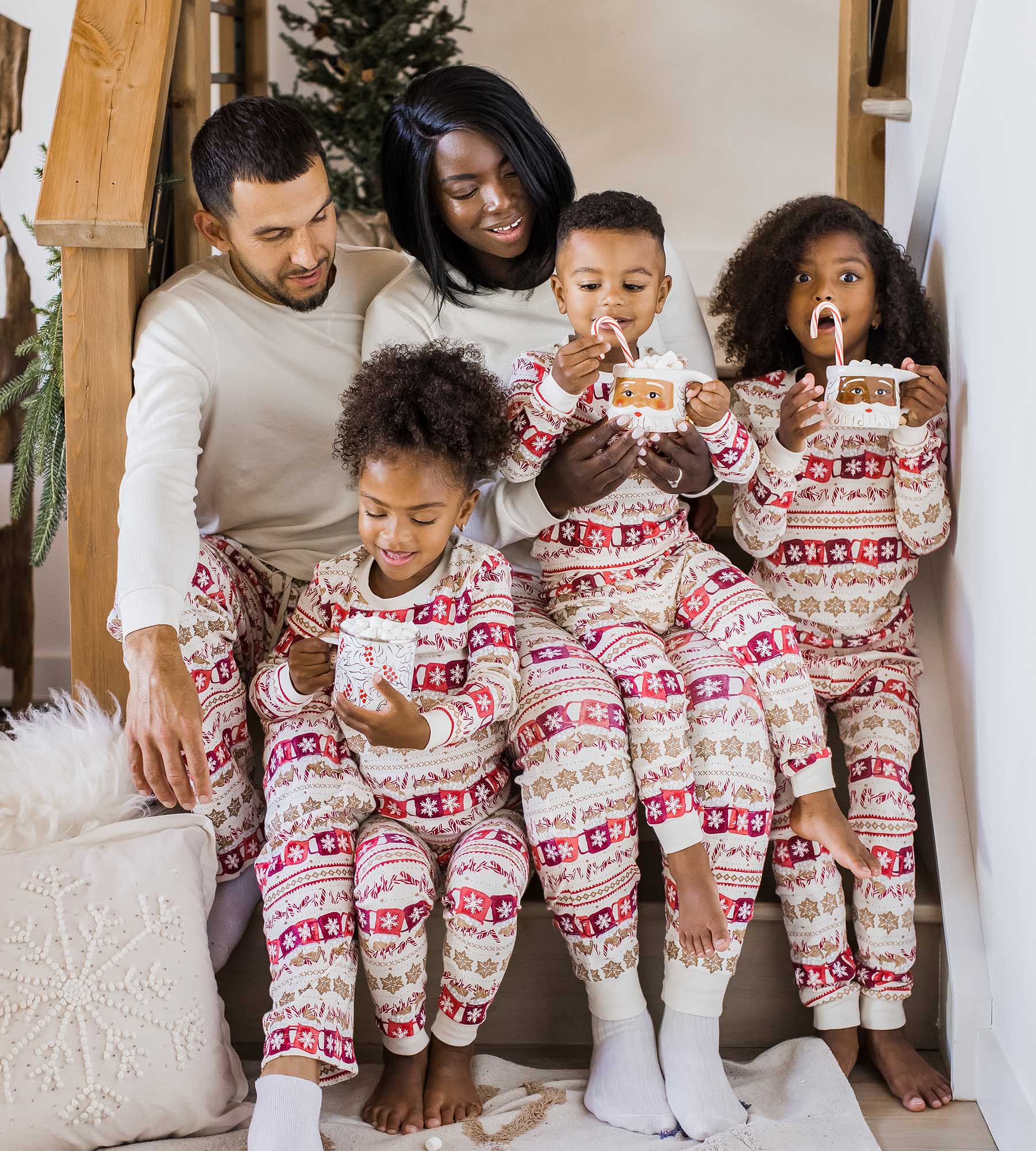  Hot Chocolate Organic Cotton Matching Family Pajamas、mySite、layawaytickets