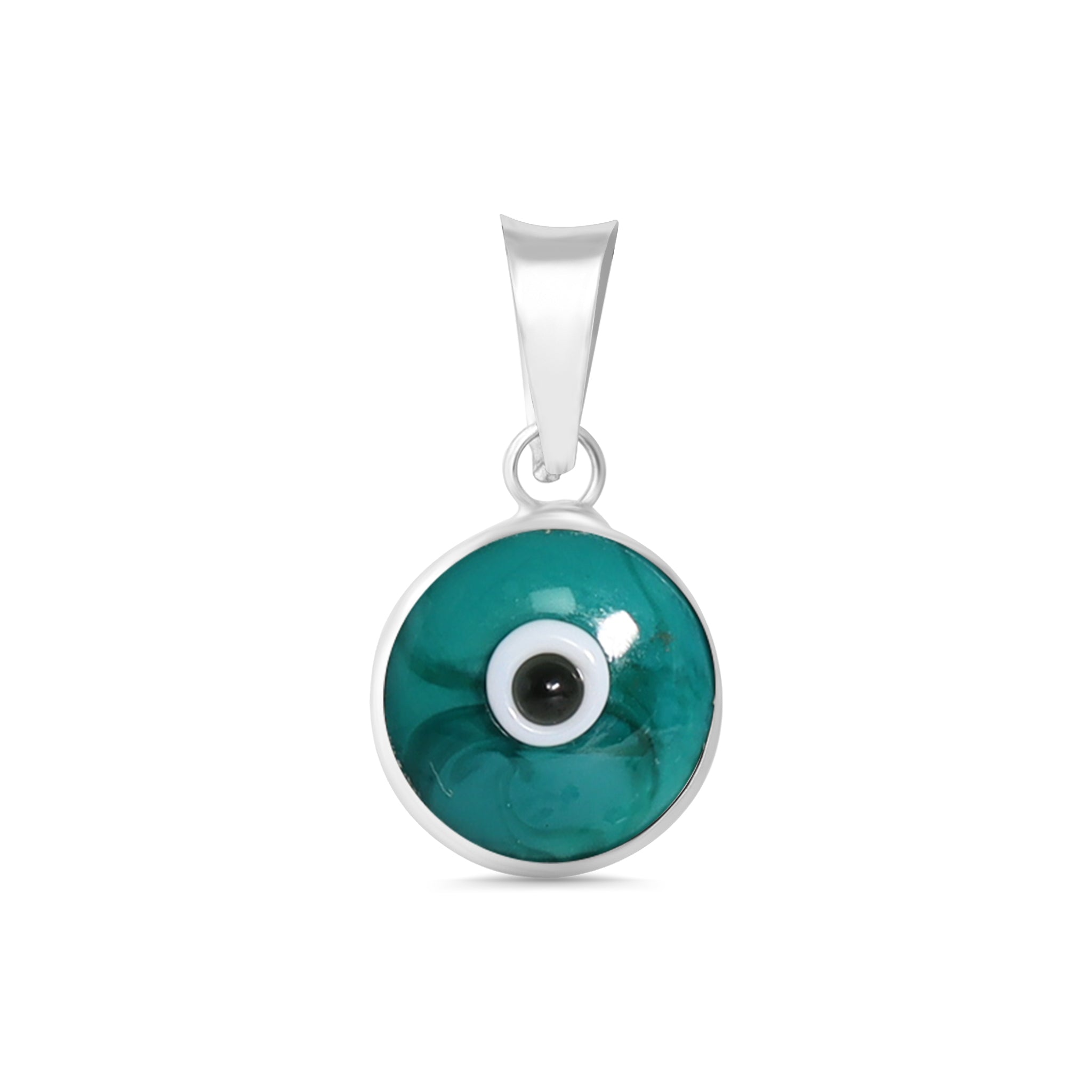 Sterling Silver Colorful Evil Eye Pendant / DIS0021、mySite、dreamappss