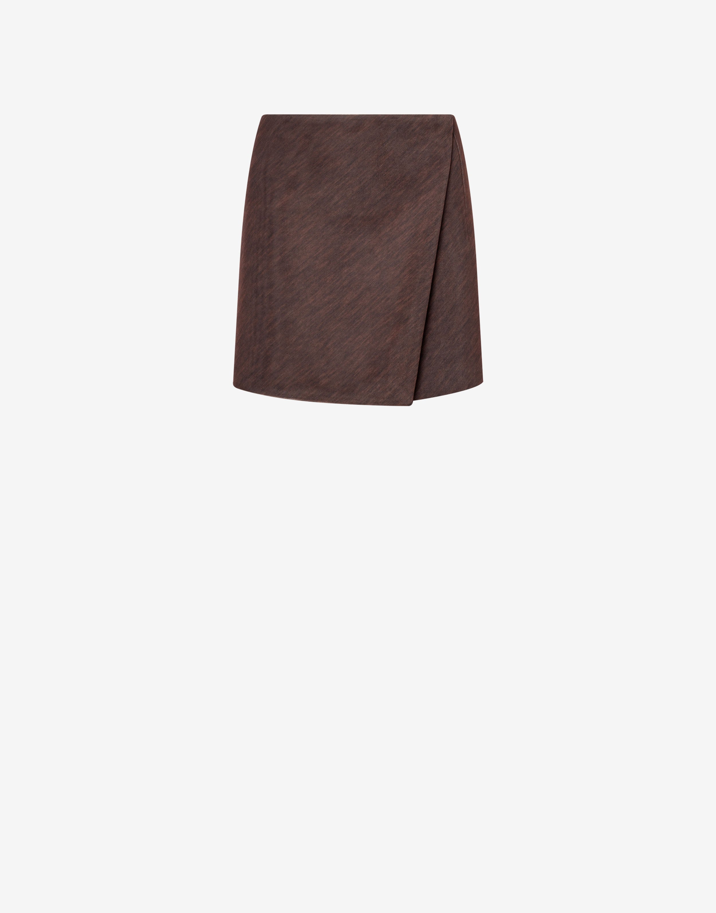 Minigonna a portafoglio in scuba stampato、mySite、aoinhome