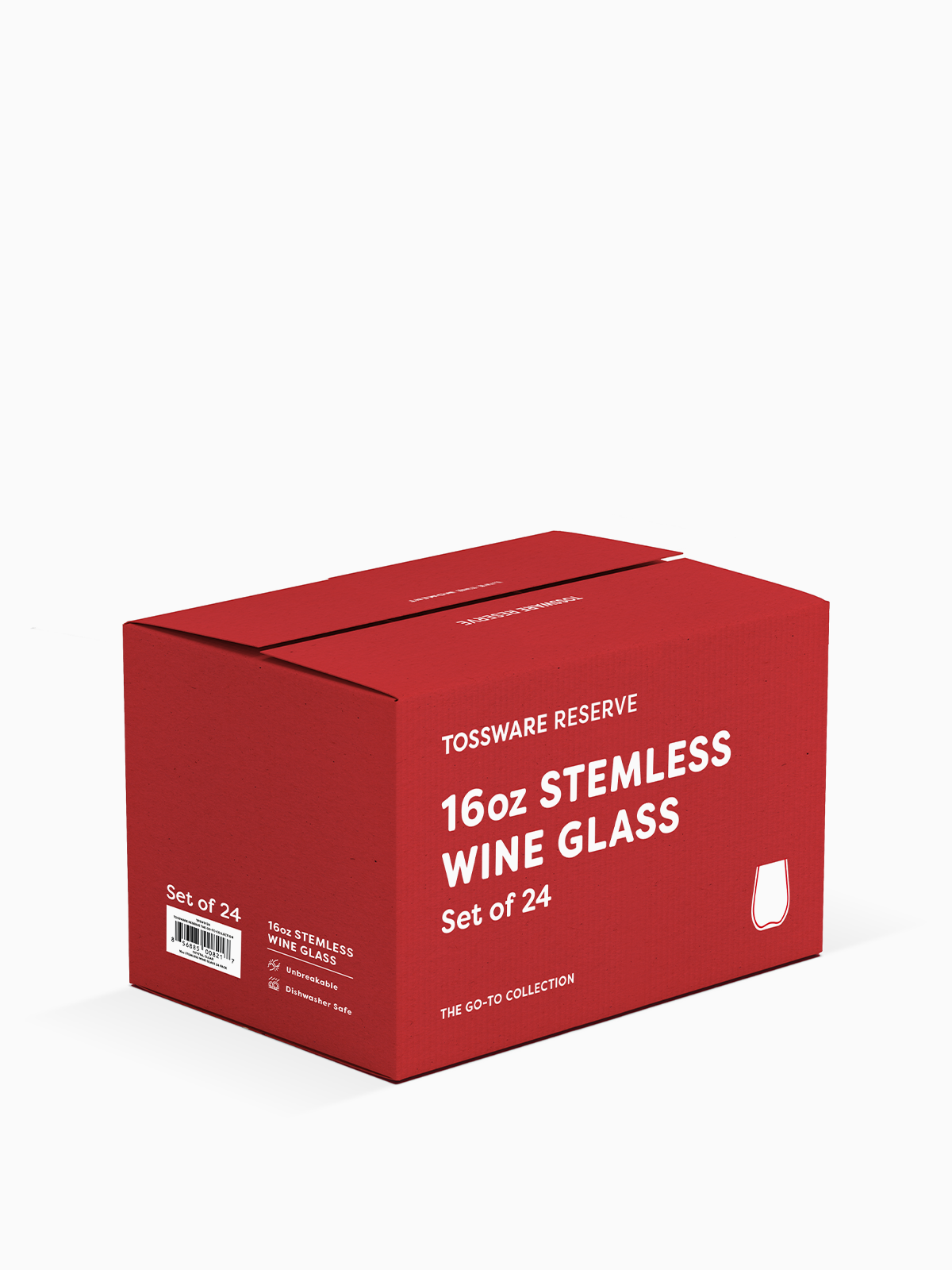 RESERVE 16oz Stemless Wine Tritan Copolyester Glass、mySite、camillekostekn