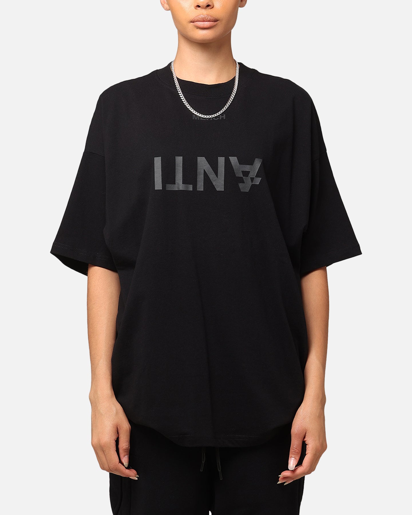 The Anti Order Merch Boxy T-Shirt Black/Black、mySite、zt4zffjzw