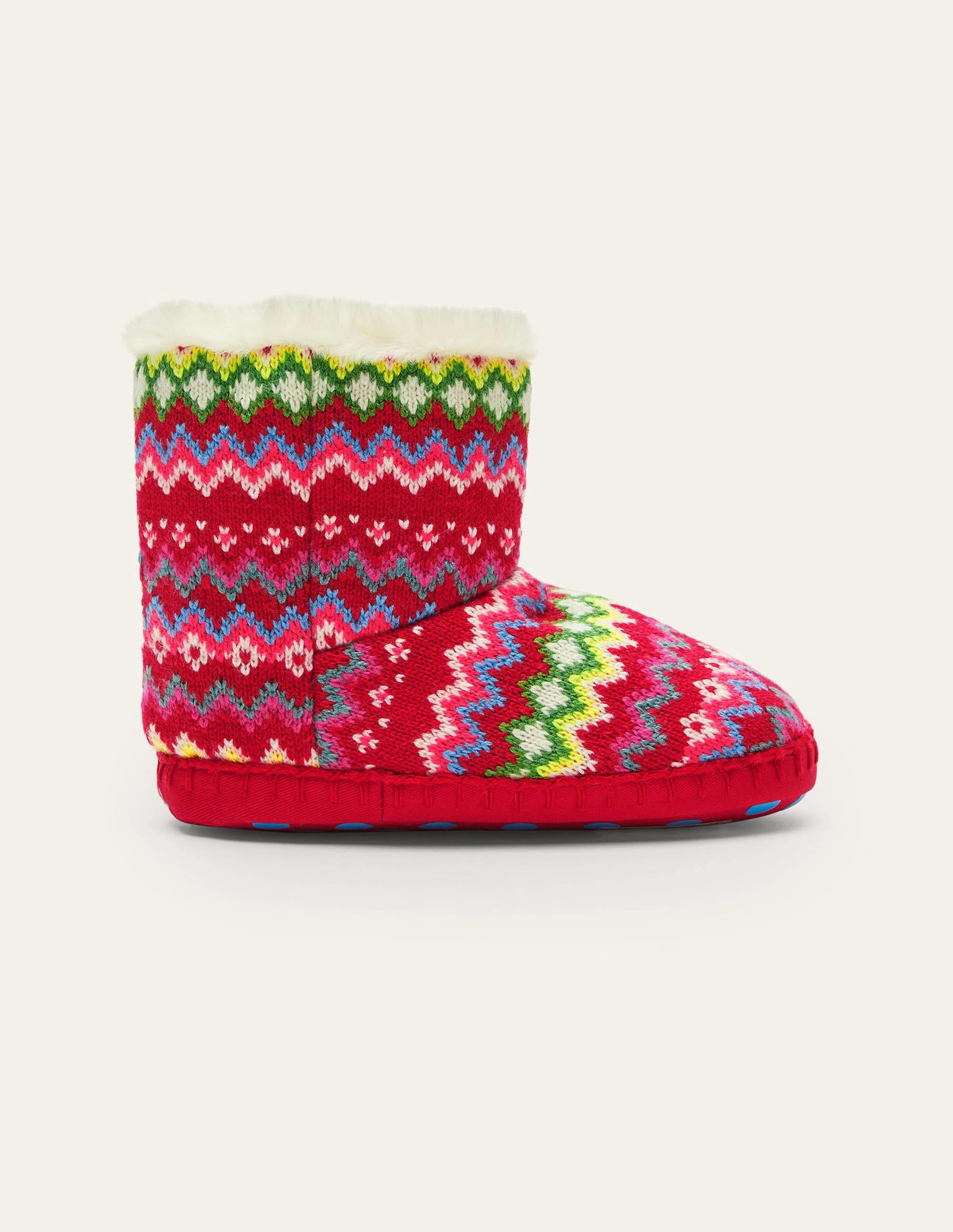  Slipper Boots-Multi Fairisle、mySite、ashleygrahame